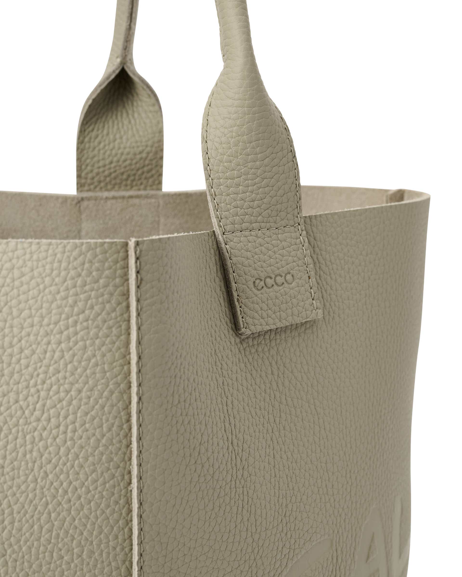 ECCO Tote Real Leather - Bēšs - Detail-2