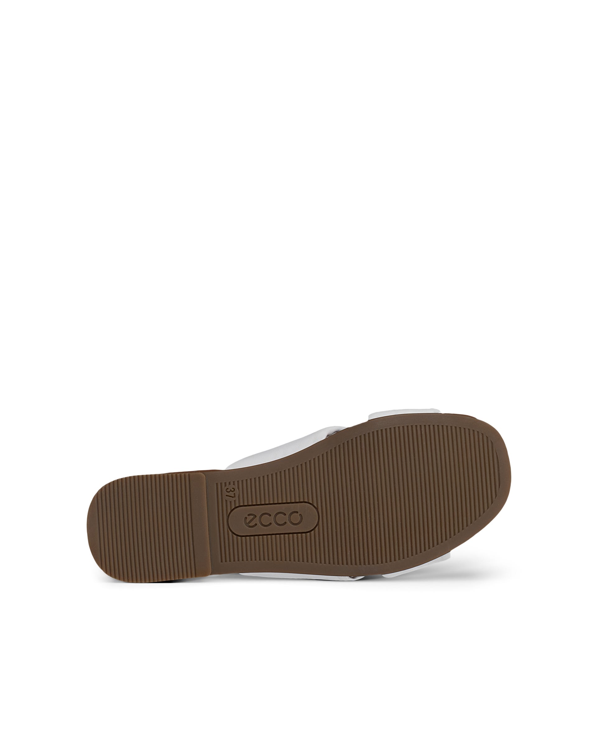 Dámské kožené pantofle ECCO® MARYLOU - Bílá - Sole