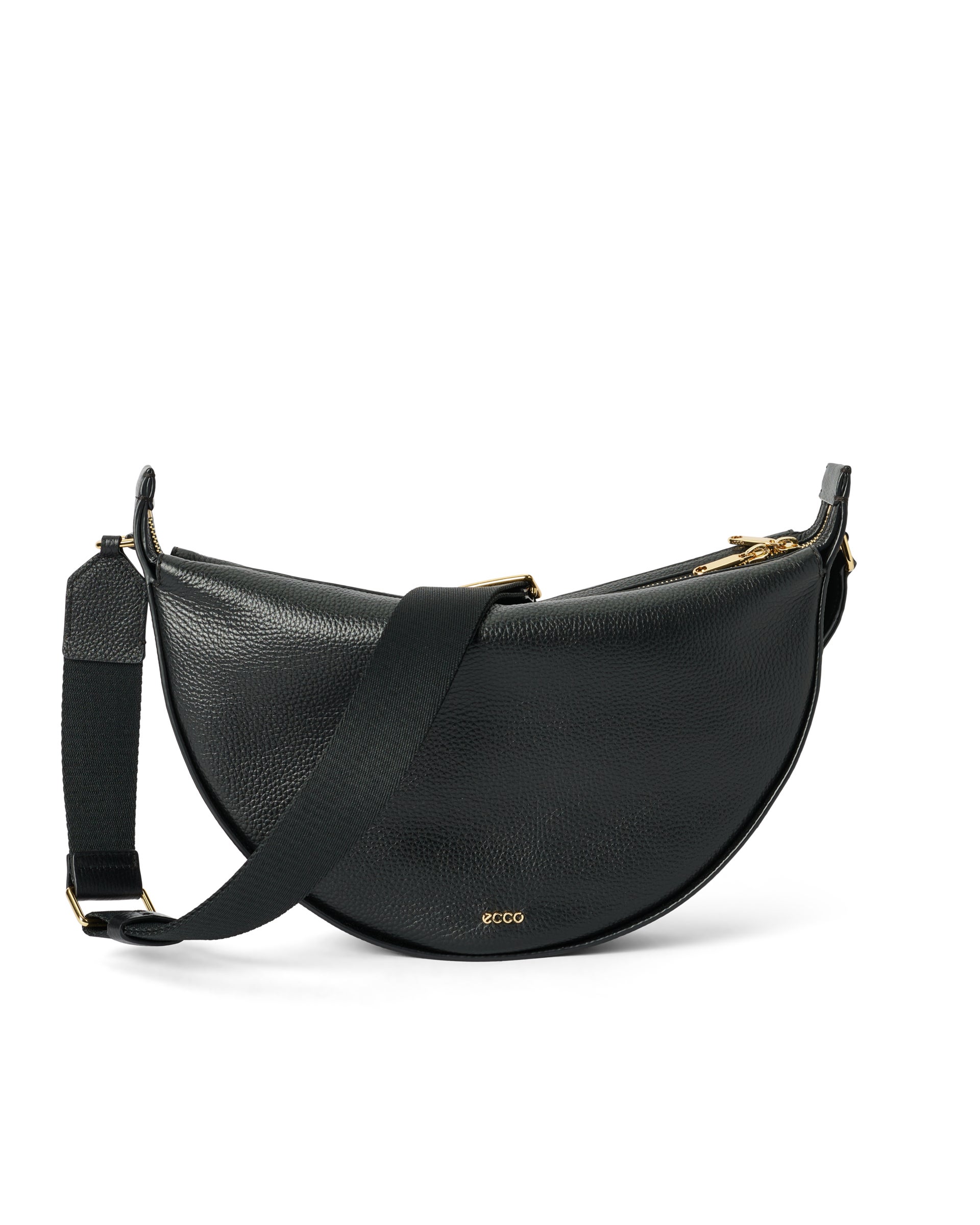 ECCO® Fortune Bag sac bandoulière cuir - Noir - Main