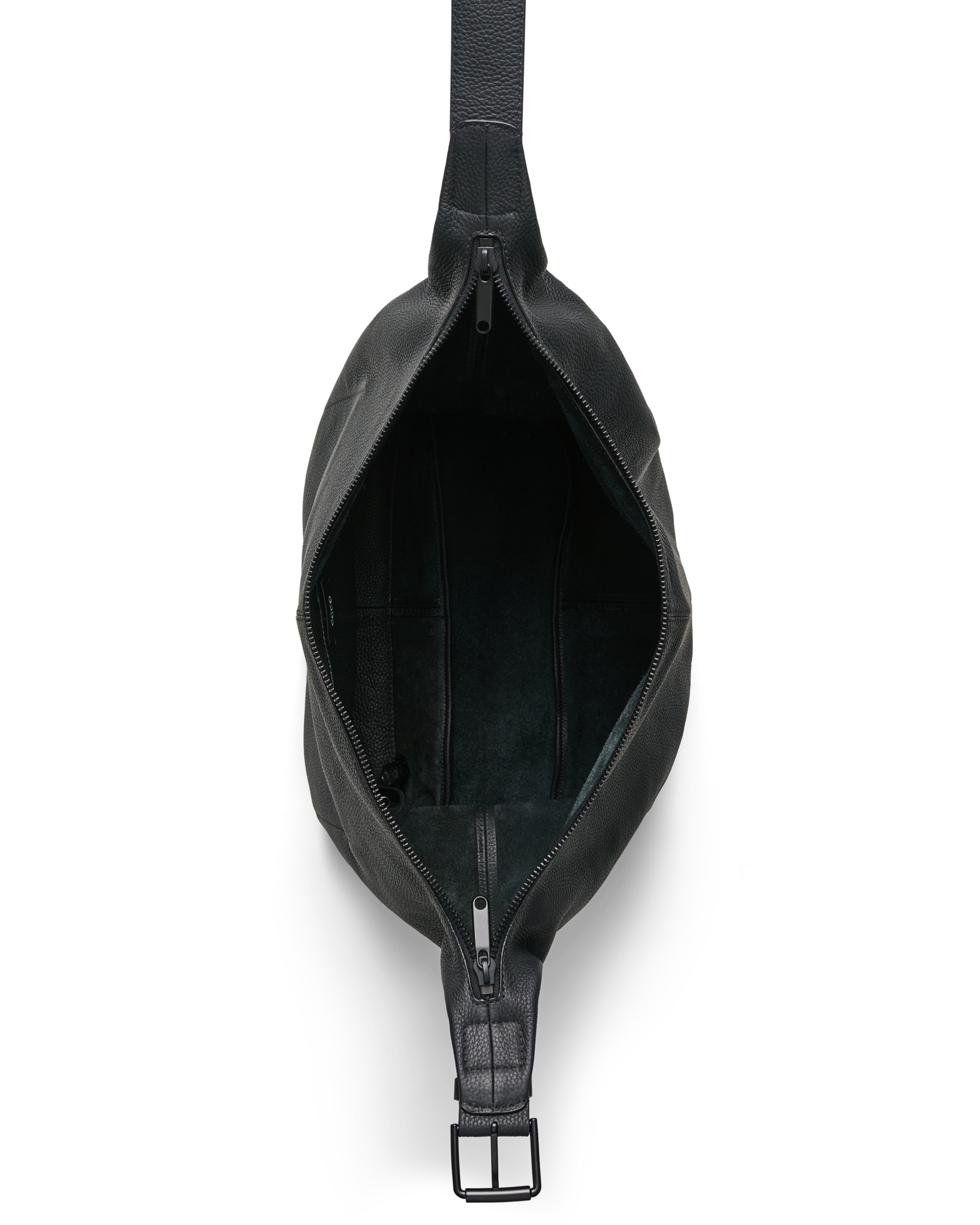 ECCO® Hobo kožna torba hobo - Crna - Birdeye