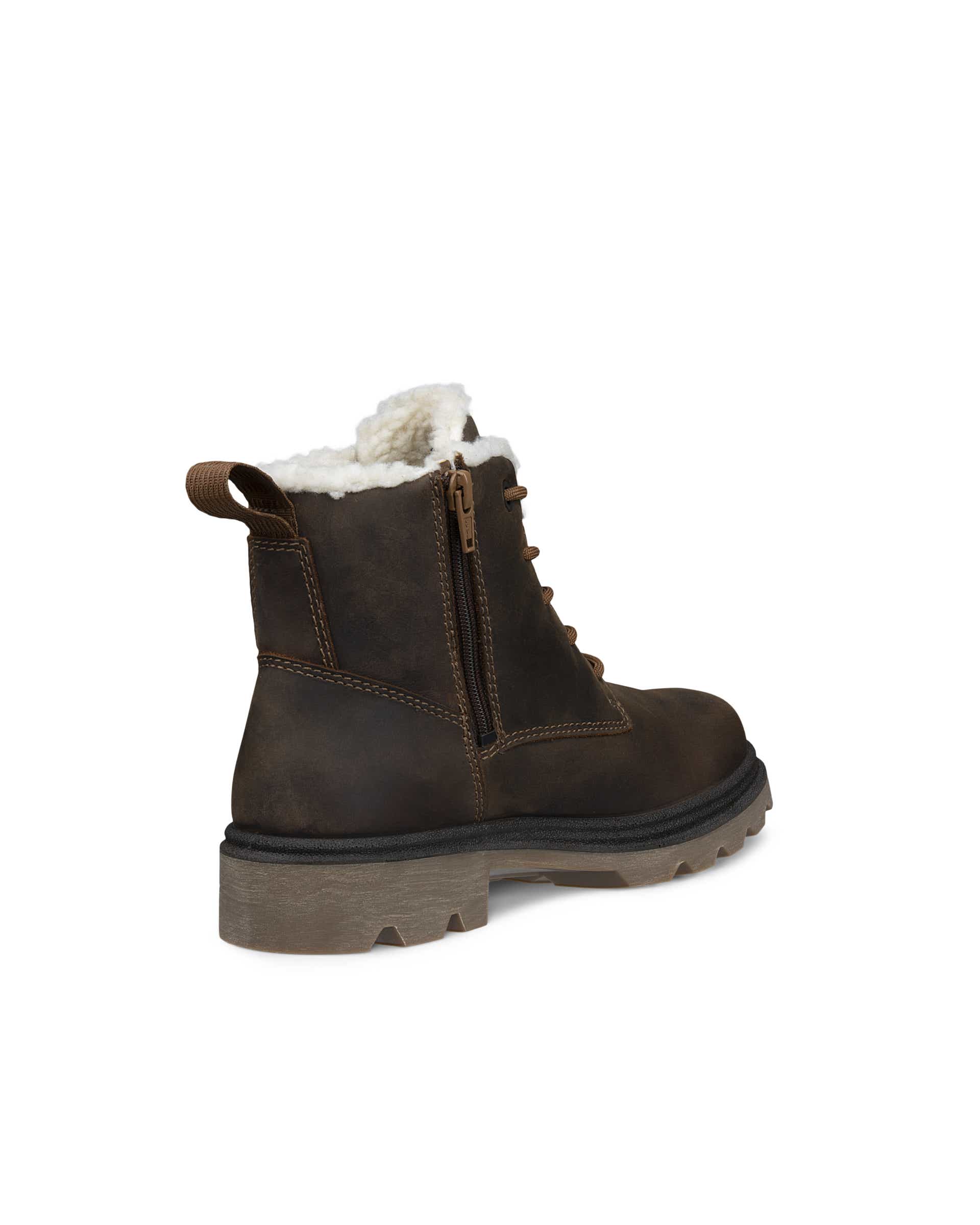 Botas impermeáveis nobuck mulher ECCO® GRAINER - Castanho - Back