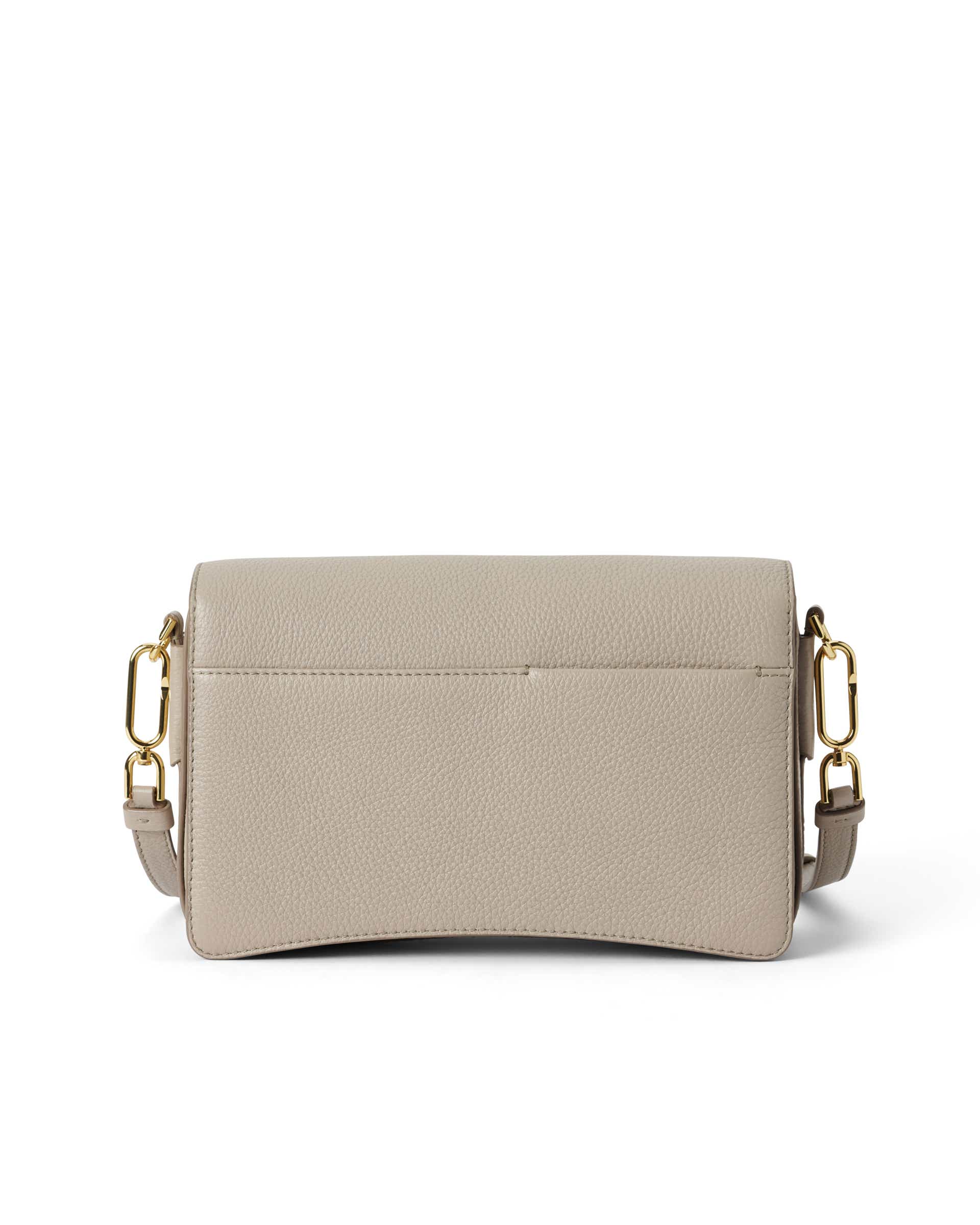 Skórzana torebka przez ramię ECCO® Pinch Bag - Beżowy - Back