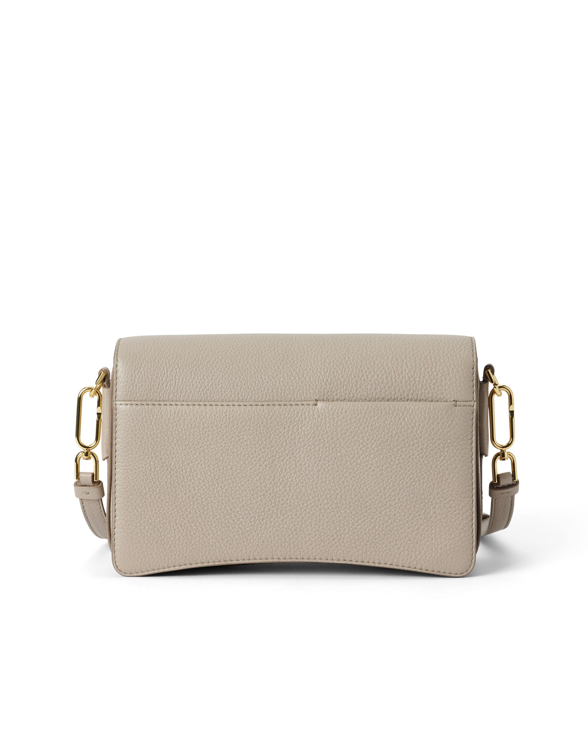 Skórzana torebka przez ramię ECCO® Pinch Bag - Beżowy - Back