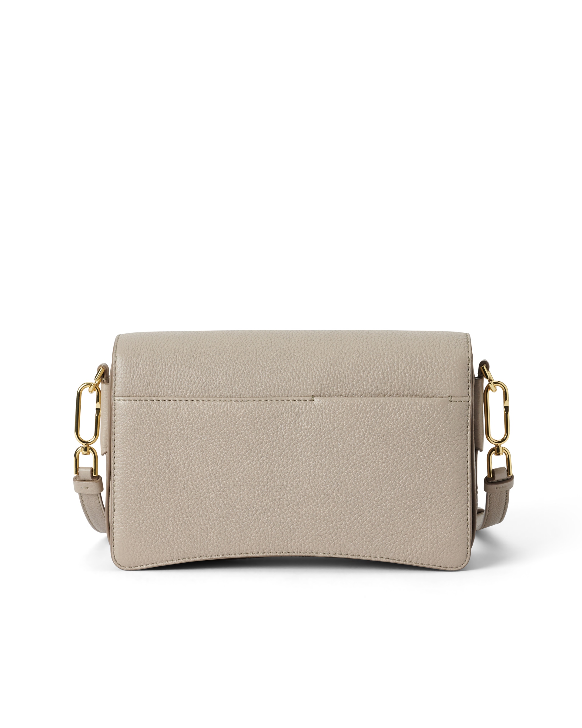ECCO® Pinch Bag kožna torba preko ramena - Bež - Back