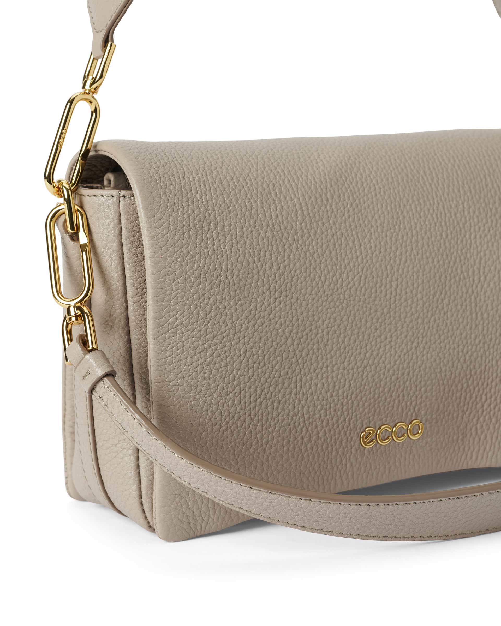 ECCO PINCH BAG L SOFT PEBBLED レザークロスボディバッグ - ベージュ - Detail-2