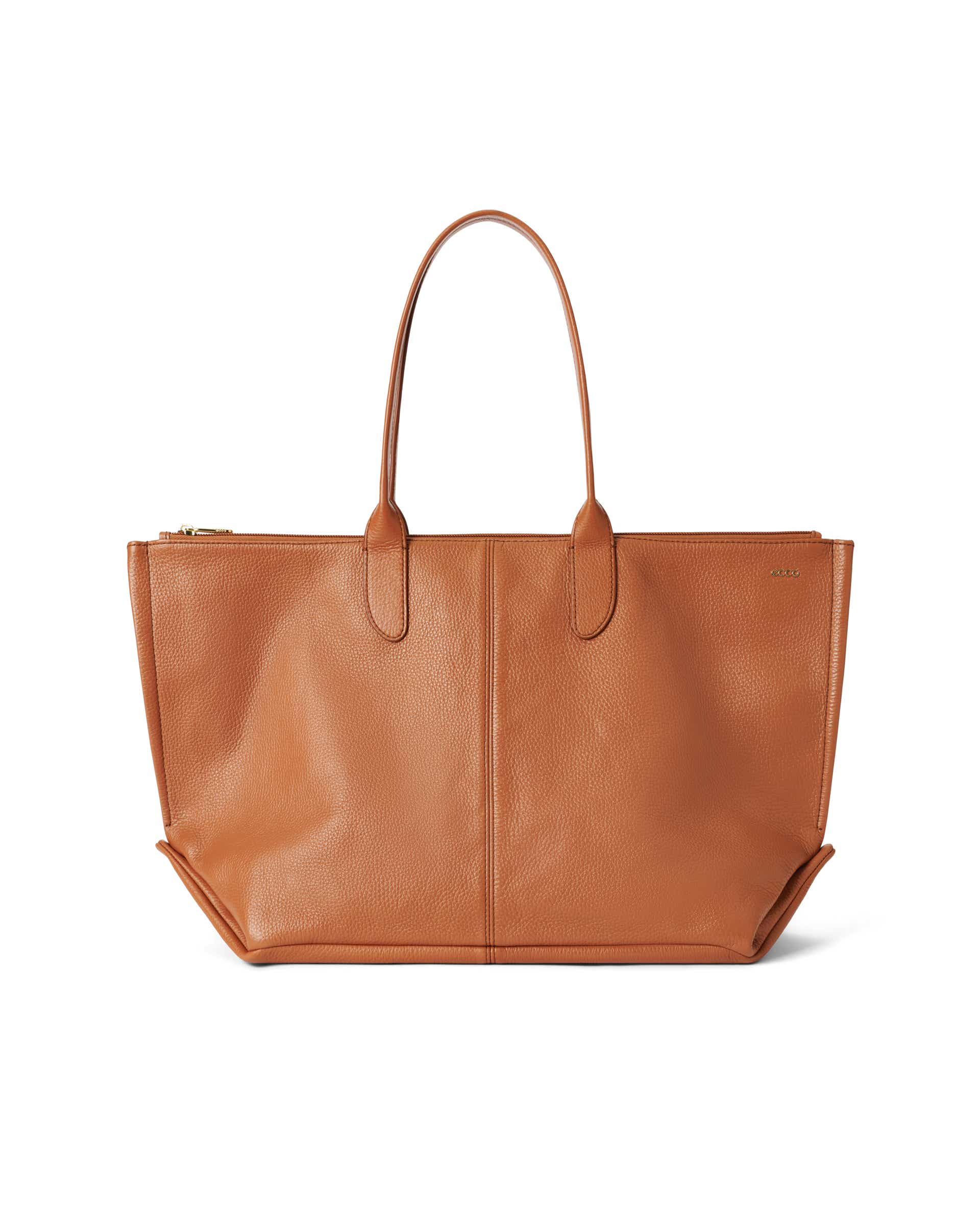 Skórzana torba shopper ECCO® Tote - Brązowy - Main