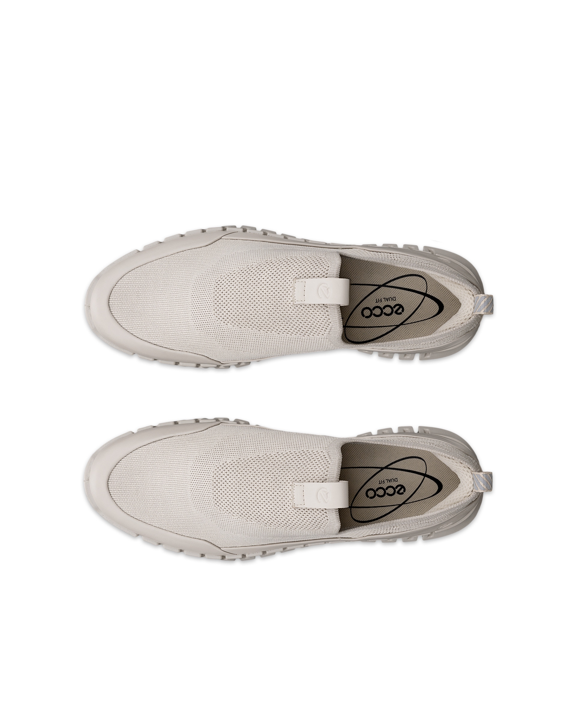 ECCO® GRUUV baskets en toile pour femme - Beige - Top left pair