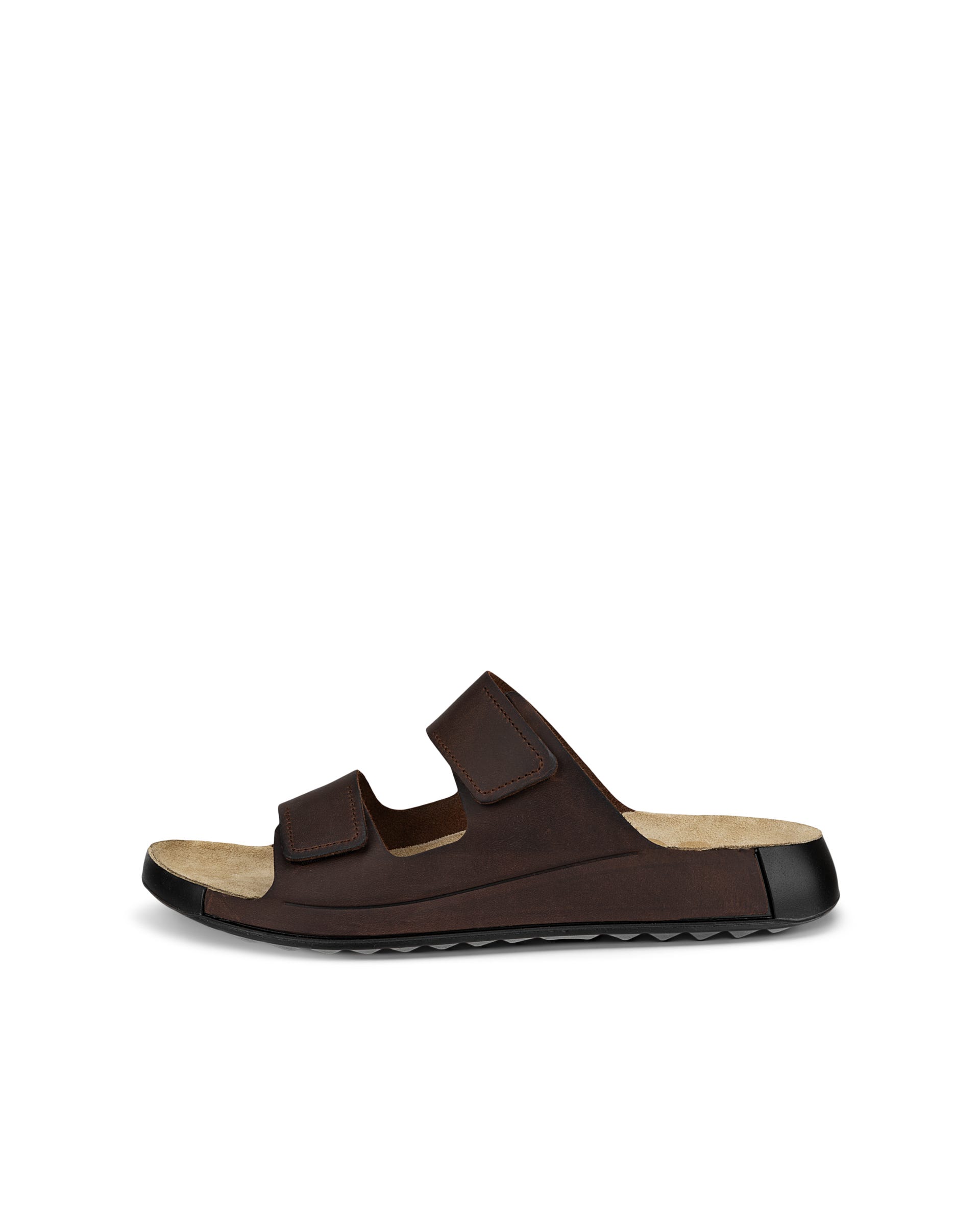 ECCO® Cozmo Sandal med två remmar nubuck herr - Brun - Outside