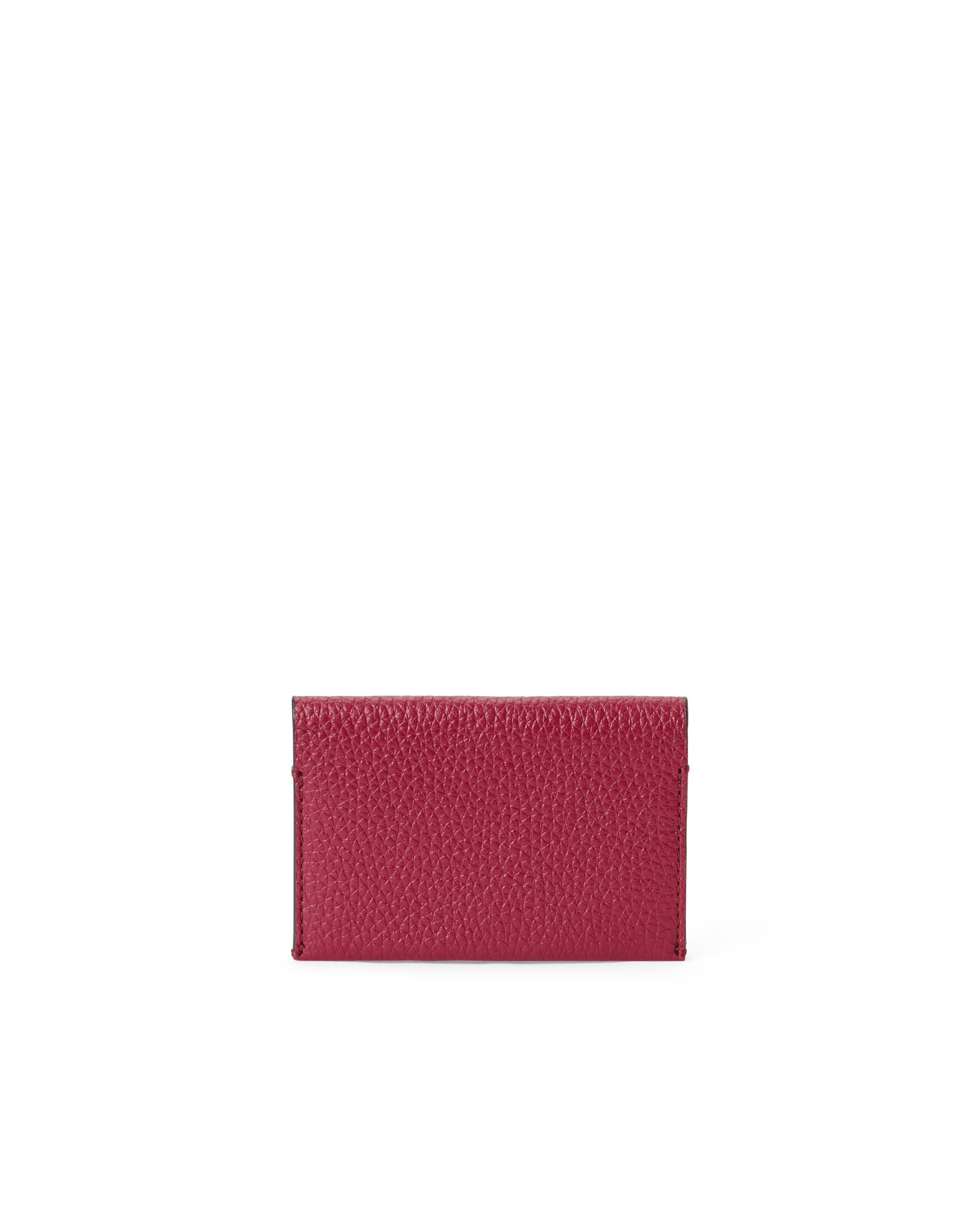 ECCO Business Card Purse レザーカードケース - レッド - Back