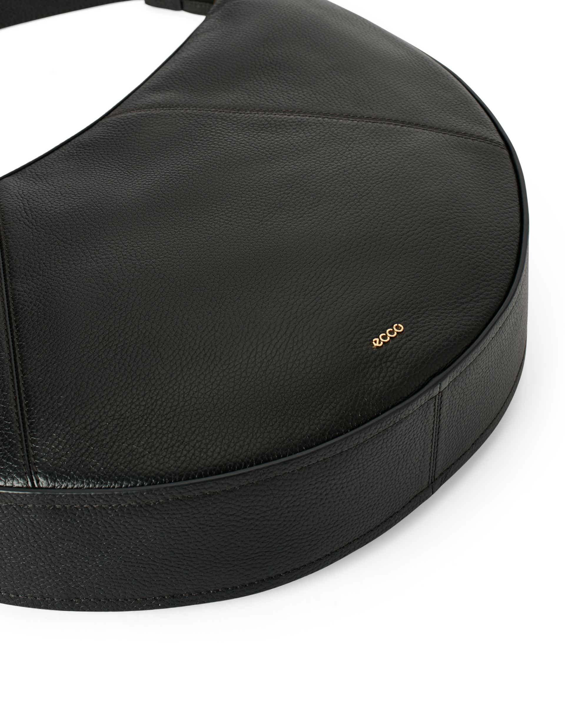 Skórzana torba hobo ECCO® Fortune Bag - Czarny - Detail-2