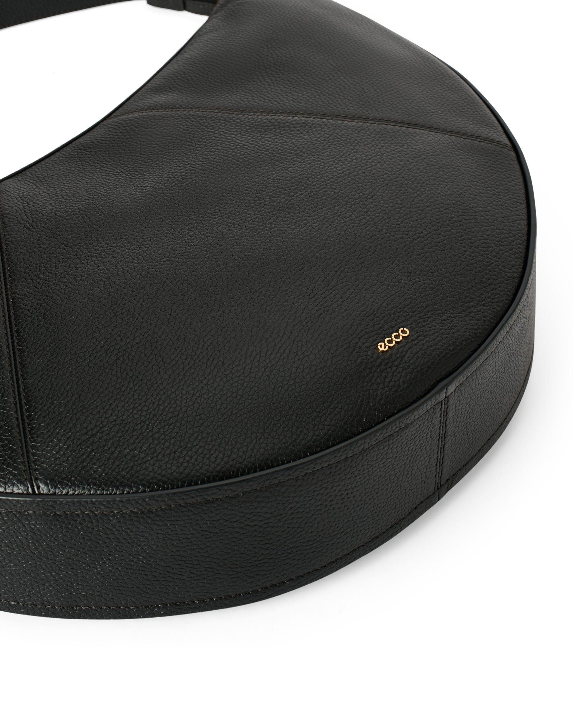 Skórzana torba hobo ECCO® Fortune Bag - Czarny - Detail-2