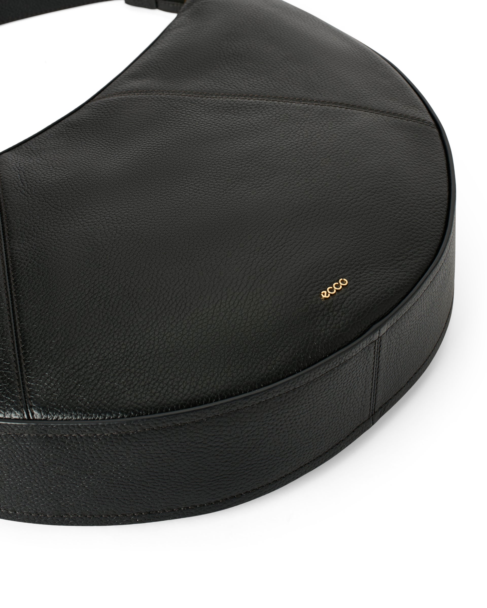 ECCO® Fortune Bag Hobo-Tasche aus Leder - Schwarz - Detail-2