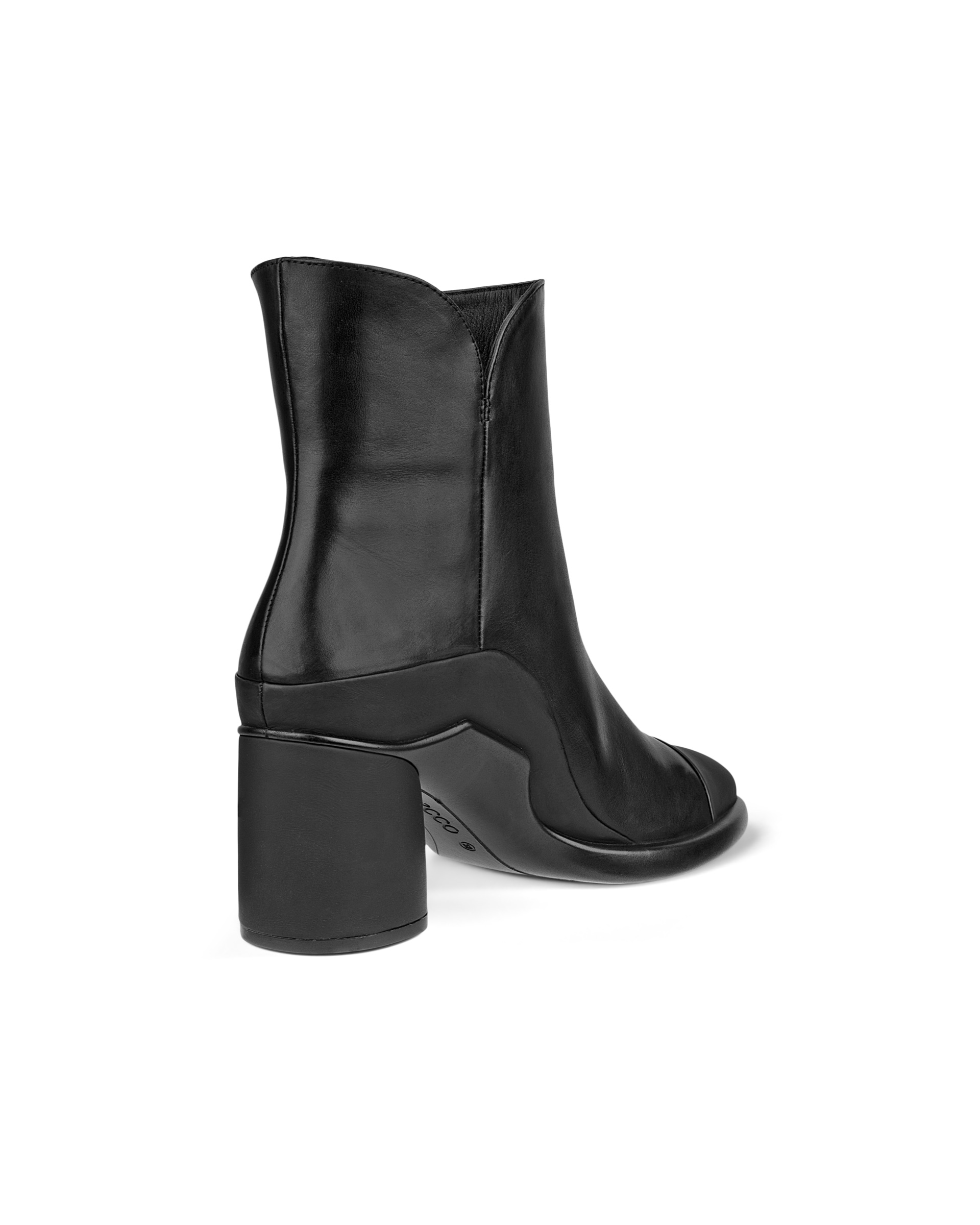 ECCO® Sculpted LX 55 Damen Halbhoher Stiefel aus Leder - Schwarz - Back