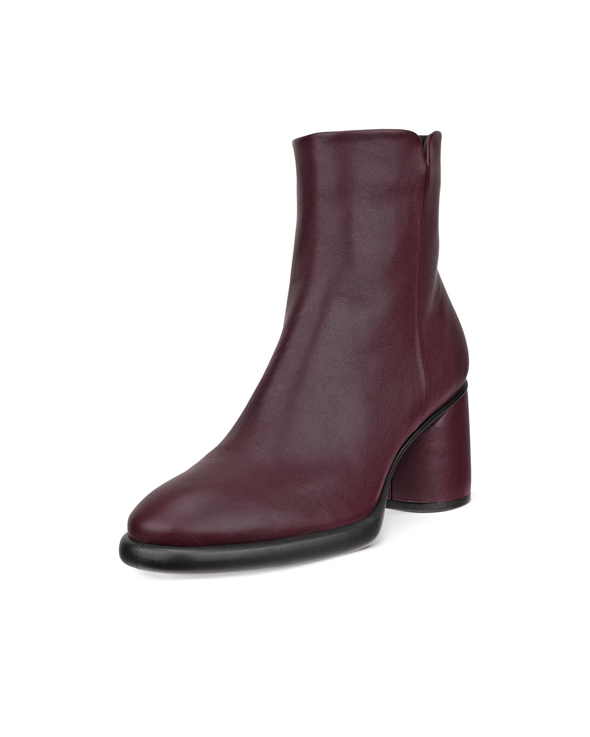 Women's ECCO® Sculpted LX 55 Leather Mid-Cut Boot - Purple - Main