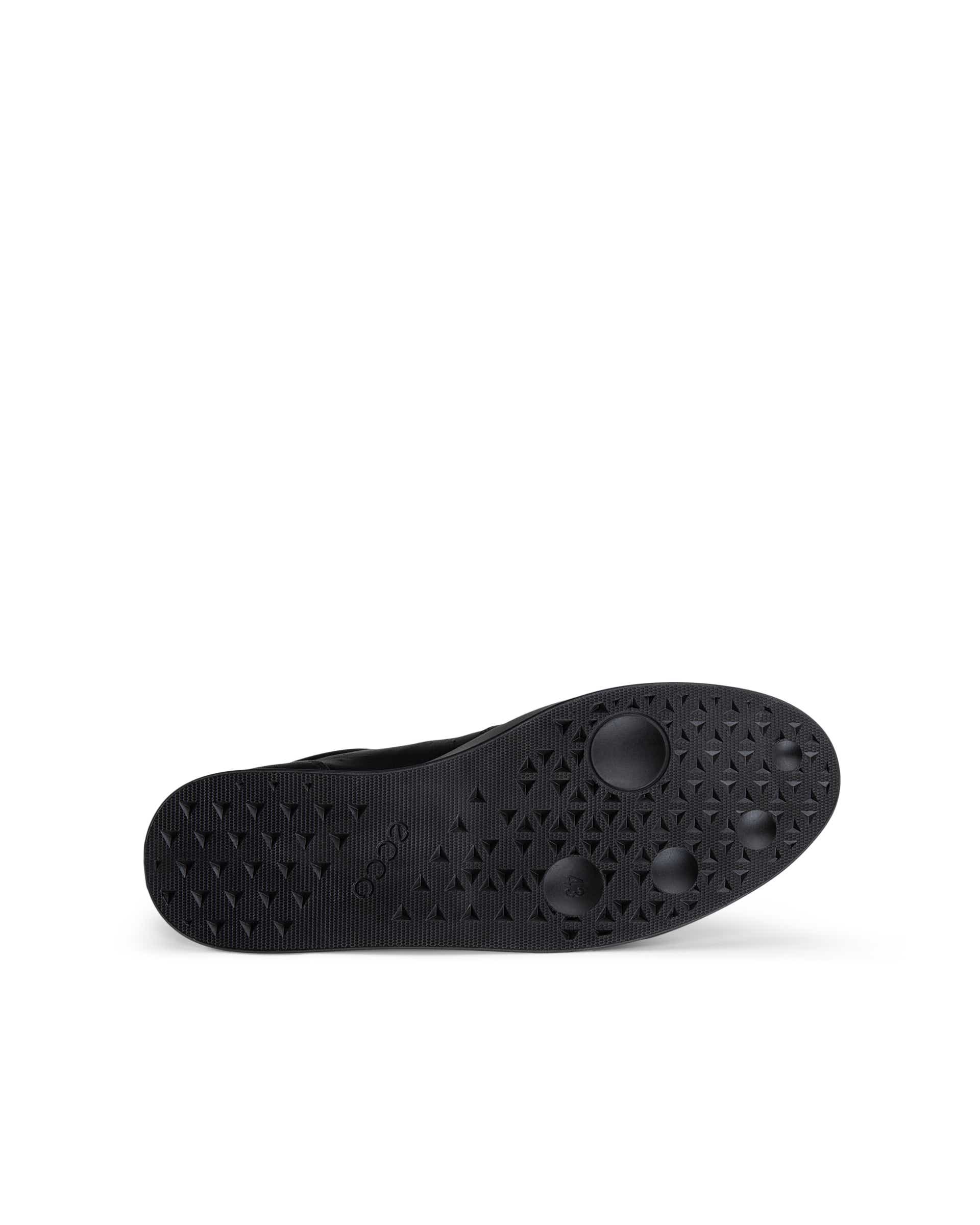 Men's ECCO® Street Lite Leather Sneaker - Black - Sole