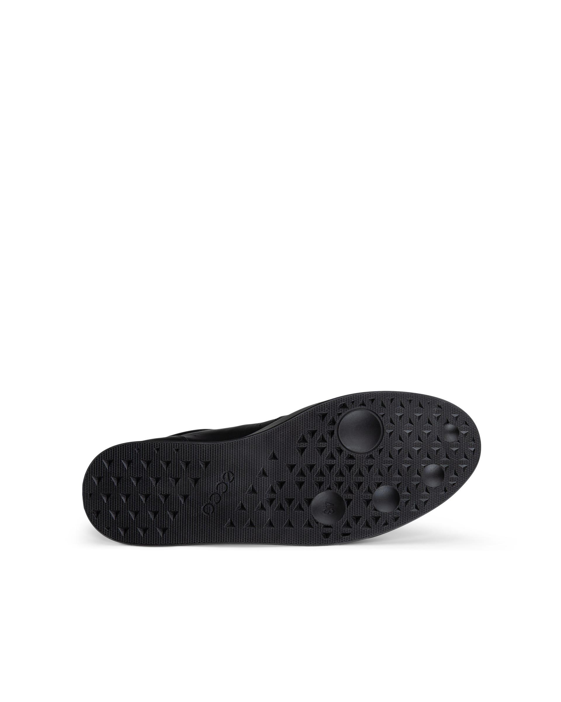 Men's ECCO® Street Lite Leather Sneaker - Black - Outside