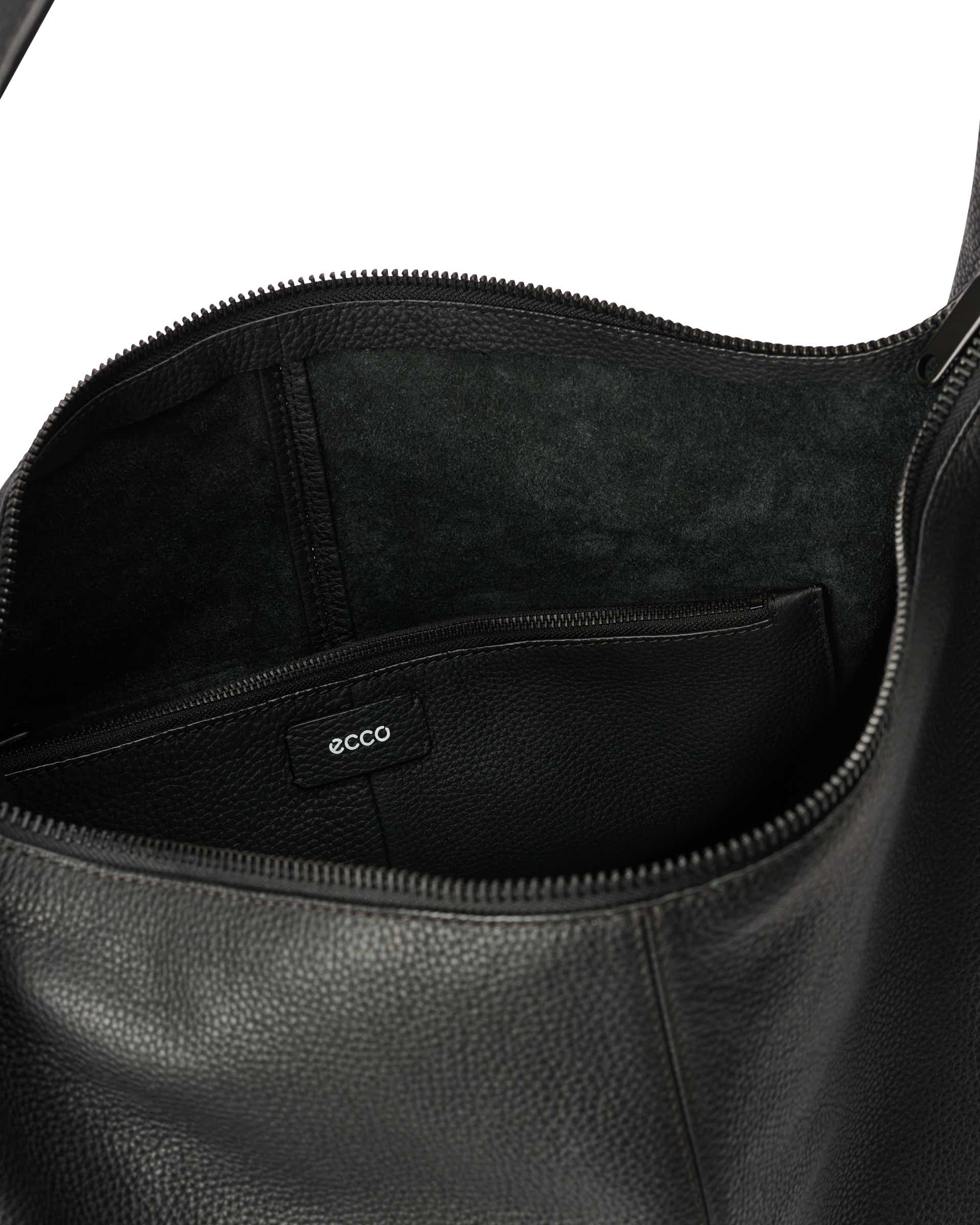 ECCO® Hobo kožna torba hobo - Crna - Inside