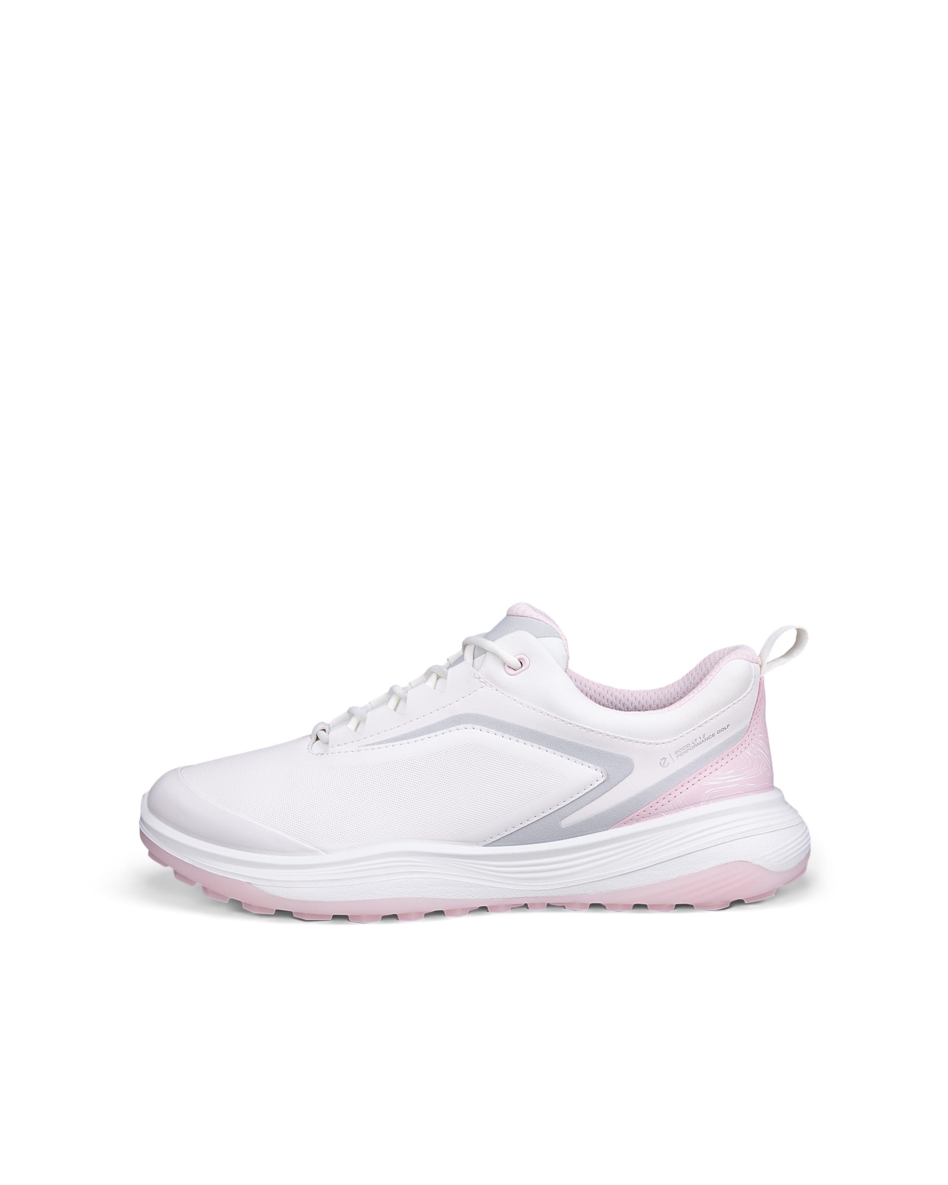 Women's ECCO® Golf LT1 Leather Waterproof Golf Shoe - White - Outside