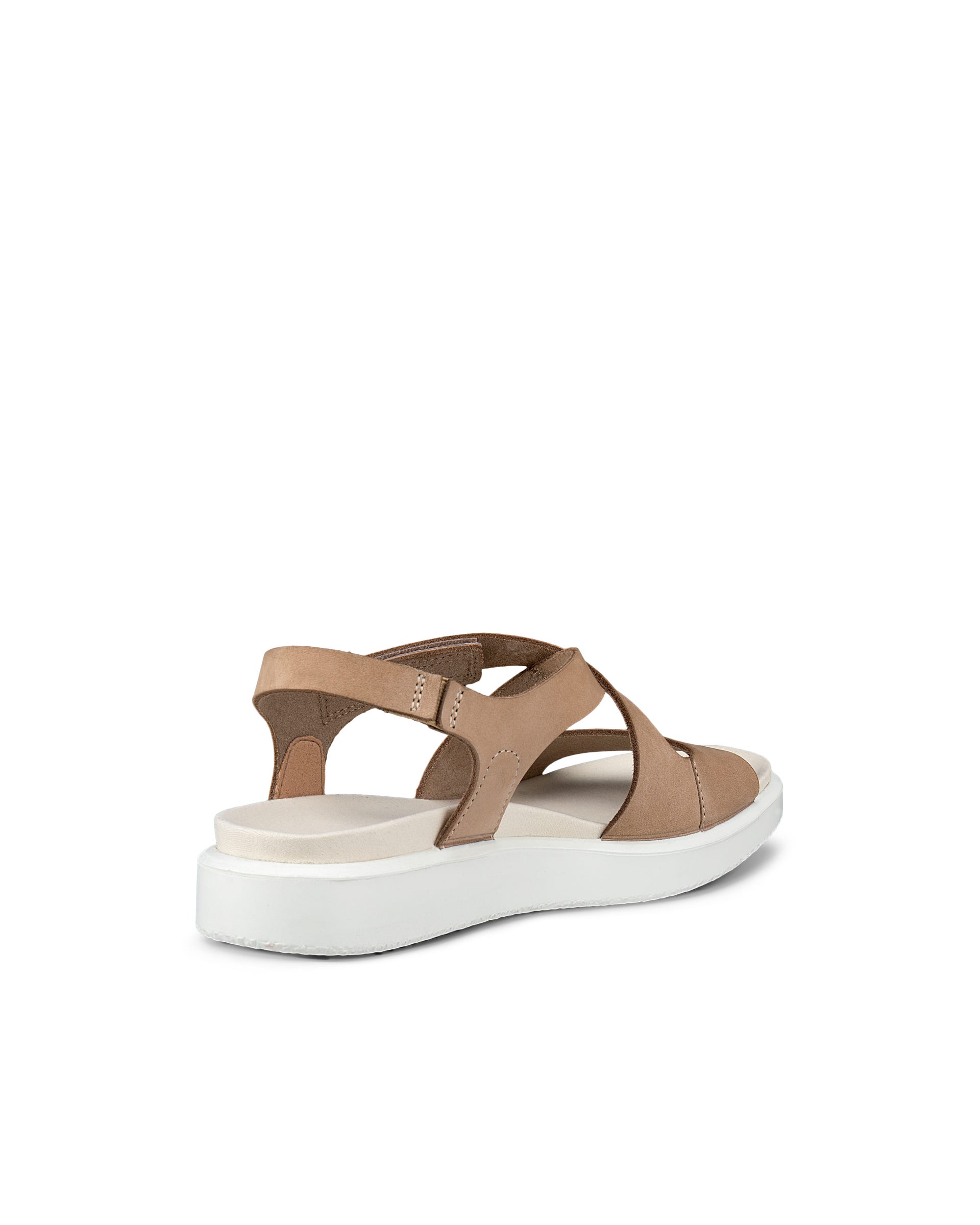 Sandale en cuir Flowt ECCO® pour femmes - Beige - Outside