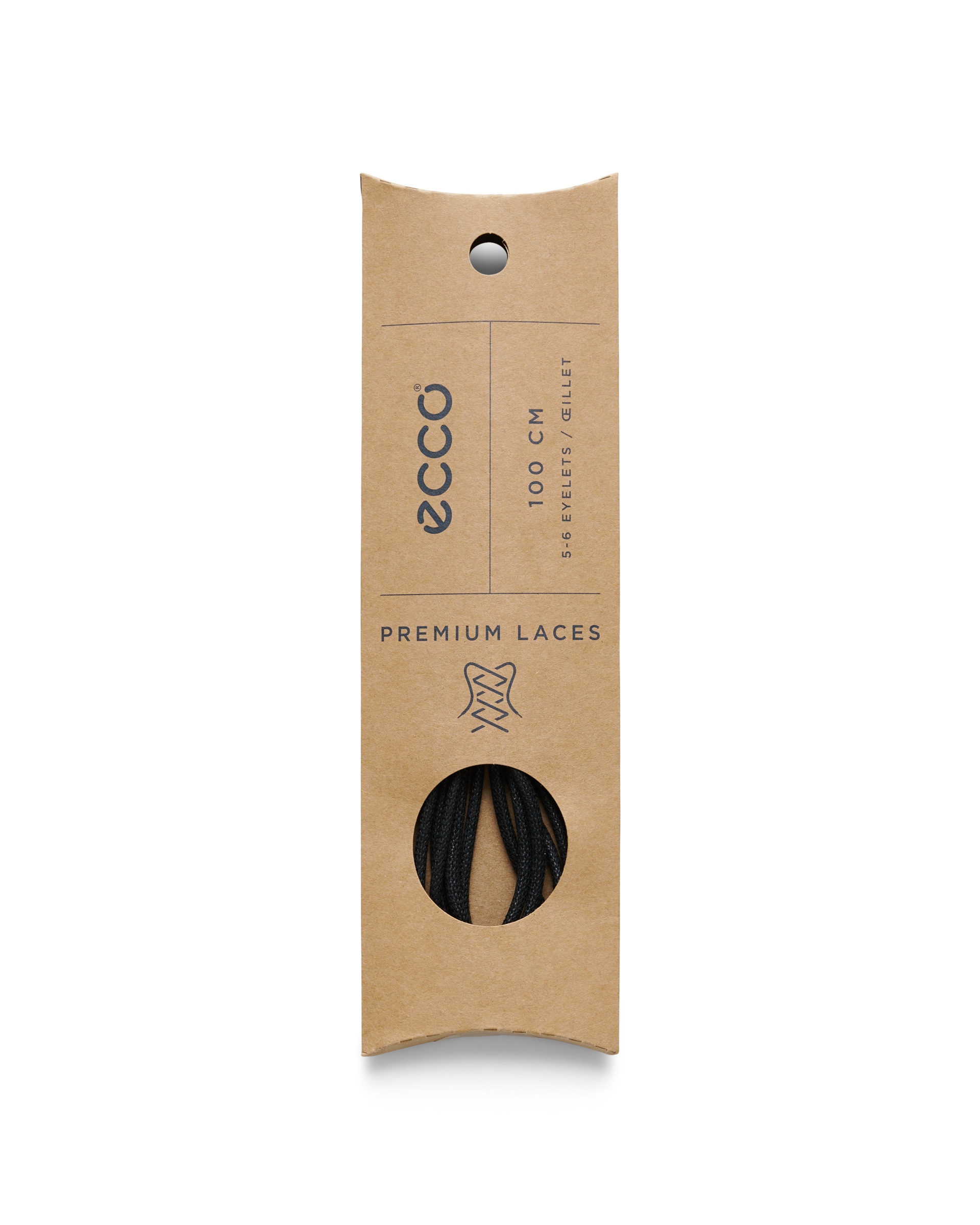 ECCO® Round Laces - Black - Detail-2