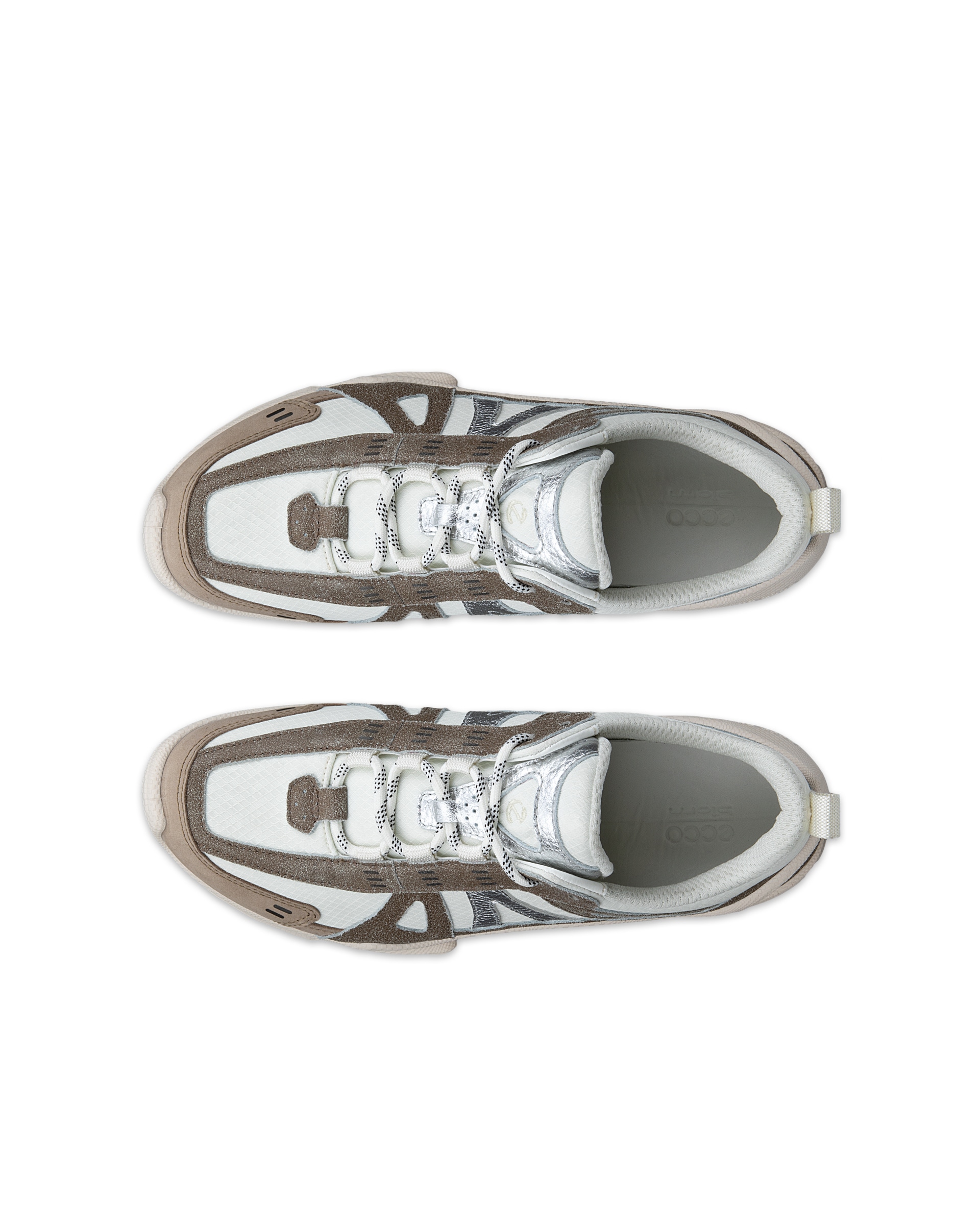 ECCO® BIOM C-Trail baskets de plein air en daim pour femme - Brun - Top left pair