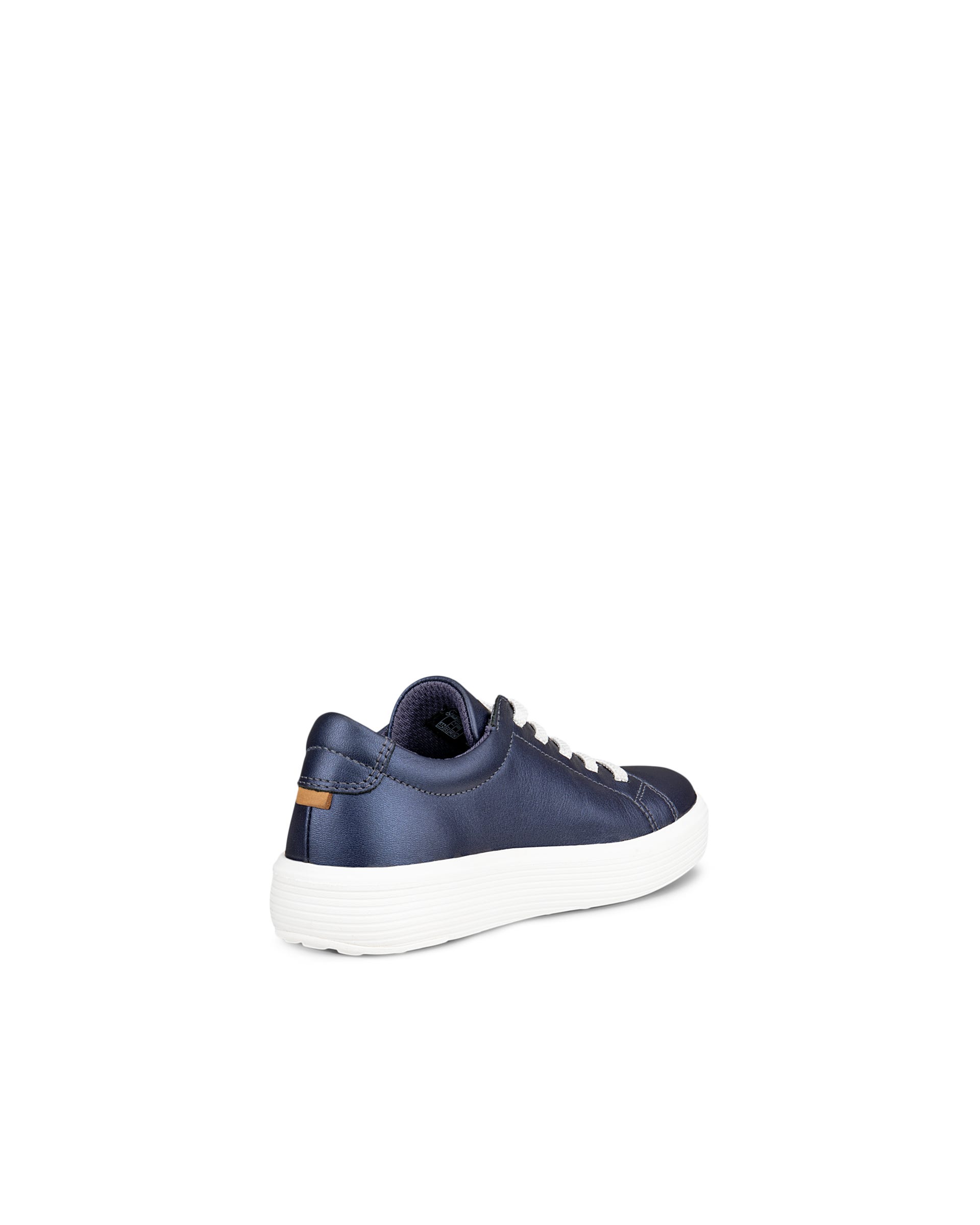 Kids' ECCO® Soft 60 Leather Sneaker - Metallics - Back