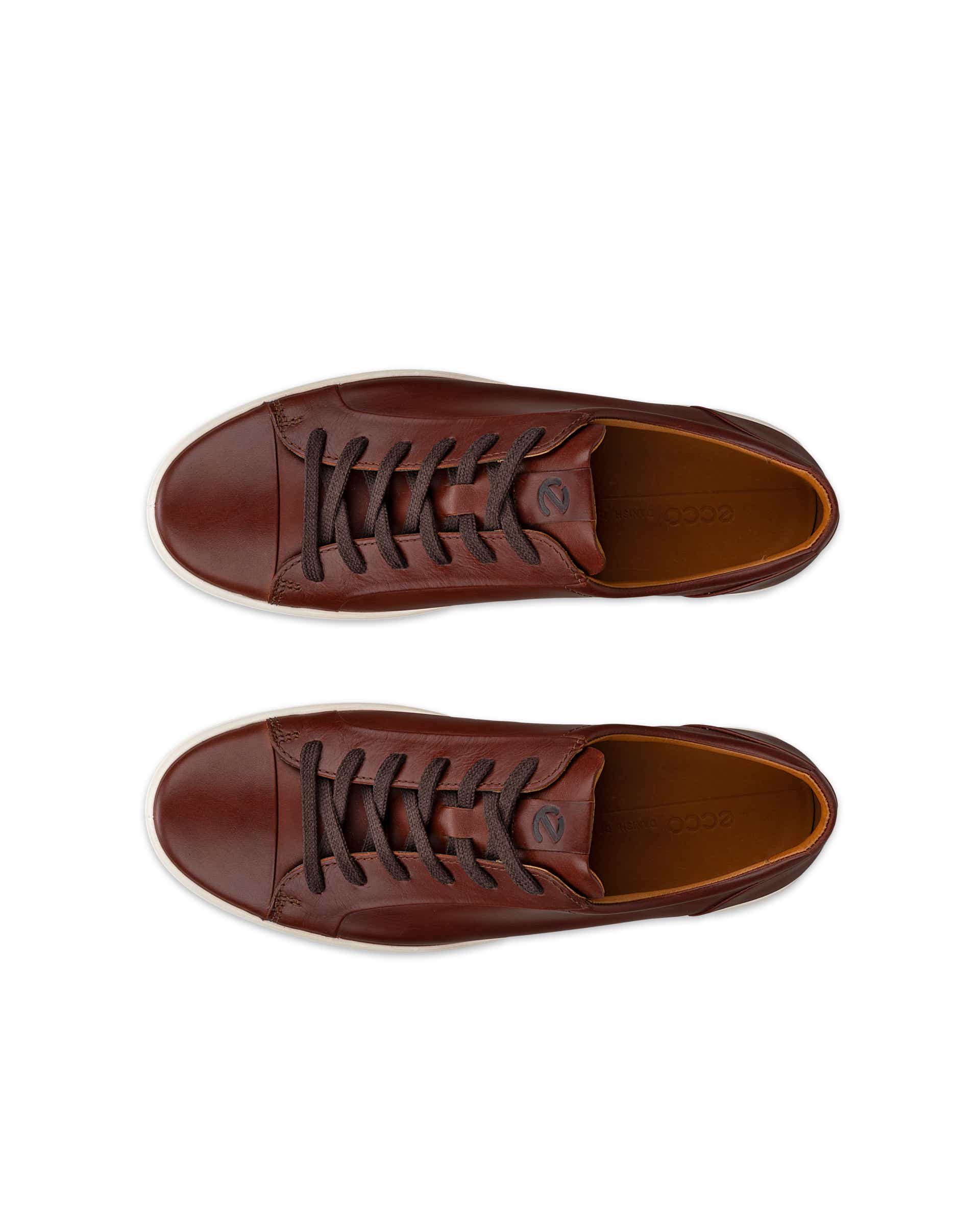 ECCO® Soft 7 Herren Ledersneaker - Braun - Top left pair