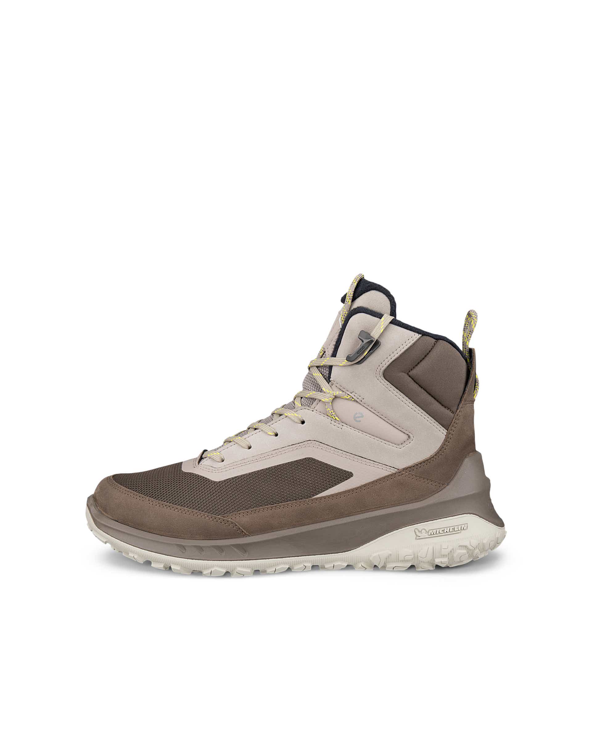 Women's ECCO® ULT-TRN Nubuck Waterproof Mid-Cut Outdoor Boot | Brown