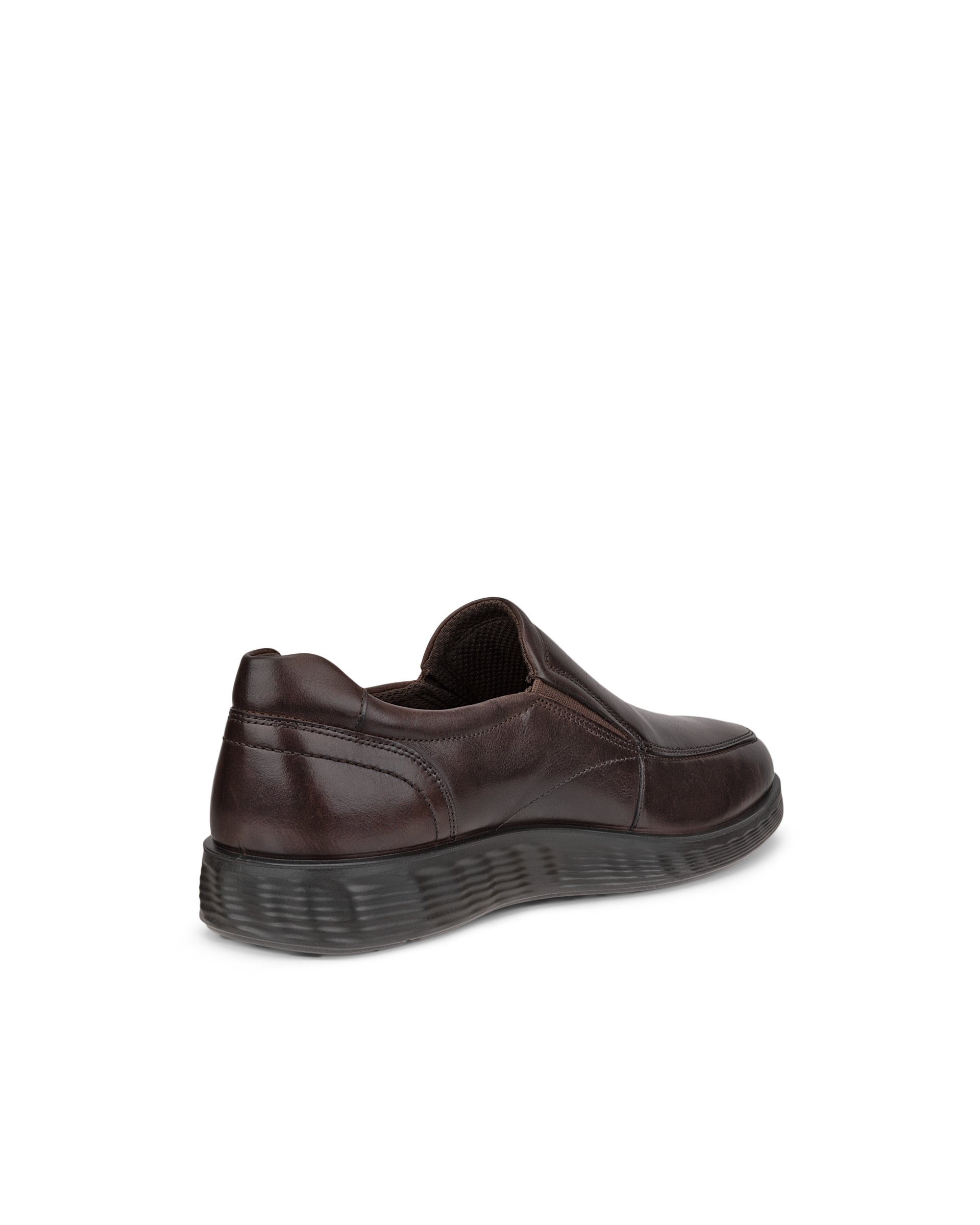Men's ECCO® S Lite Hybrid Nubuck Slip-On Dress Shoe - Brown - Back