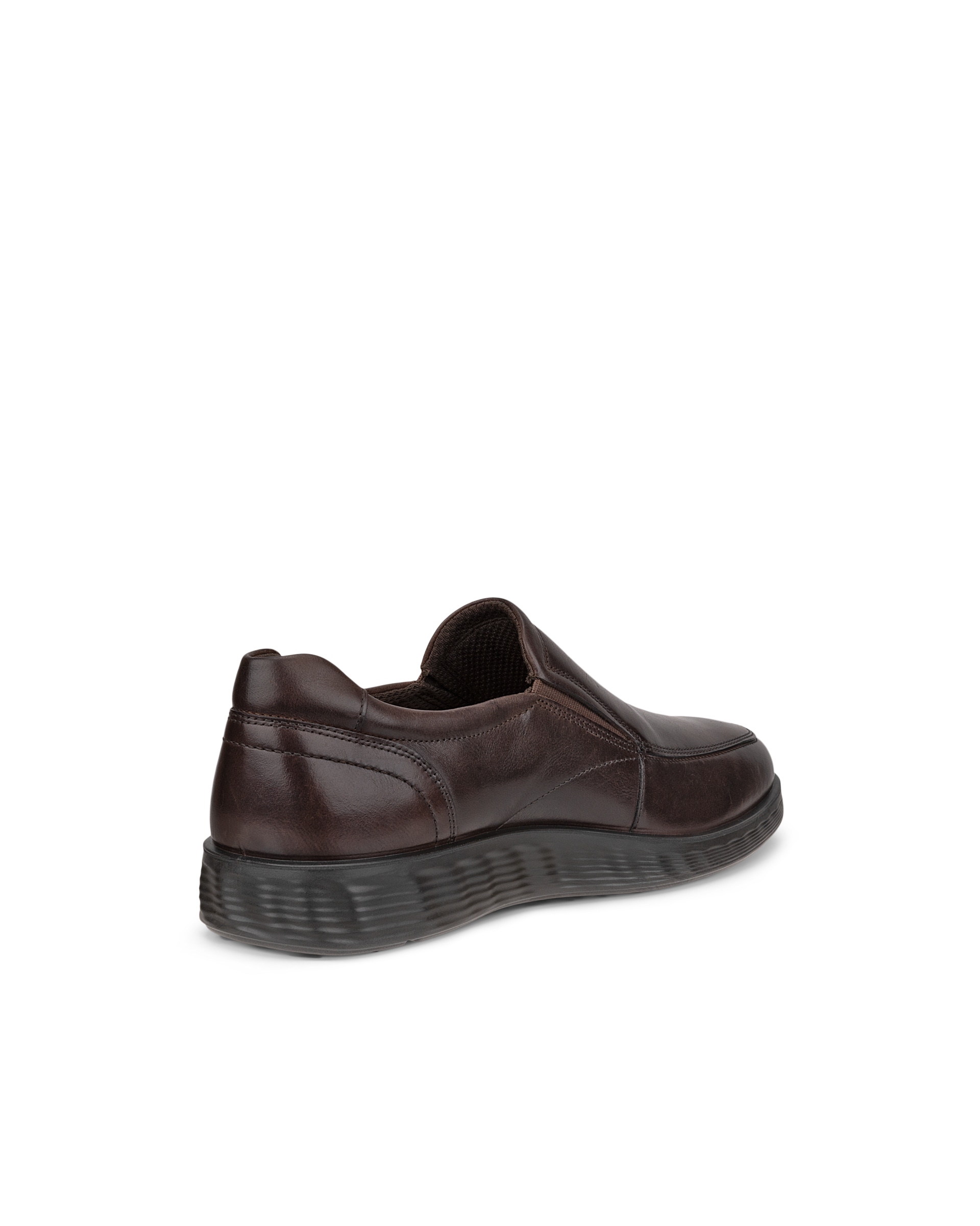 Men's ECCO® S Lite Hybrid Nubuck Slip-On Dress Shoe - Brown - Back