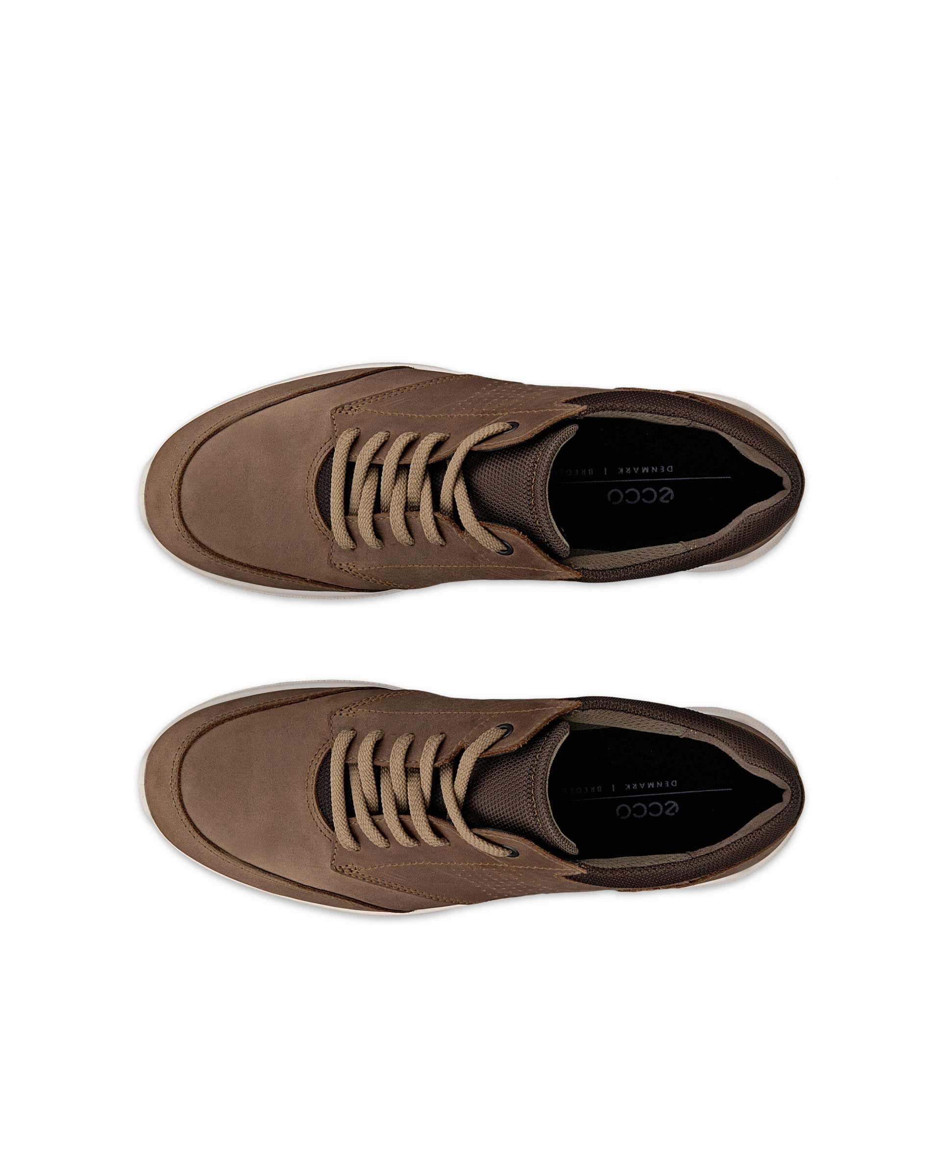 ECCO® IRVING Herren Nubuk-Schnürschuh - Braun - Top left pair