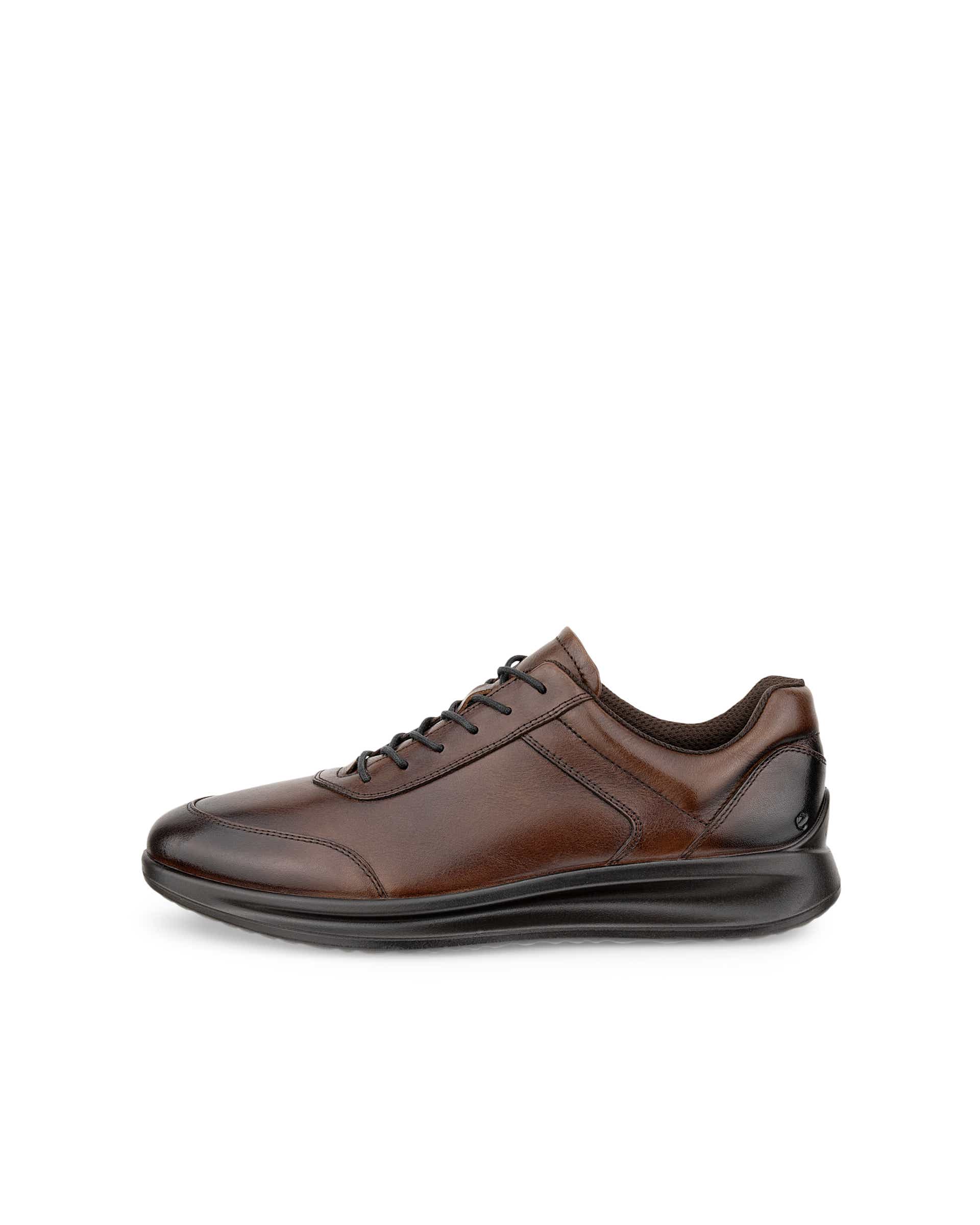 ECCO Men Aquet Shoe - Brown - Outside