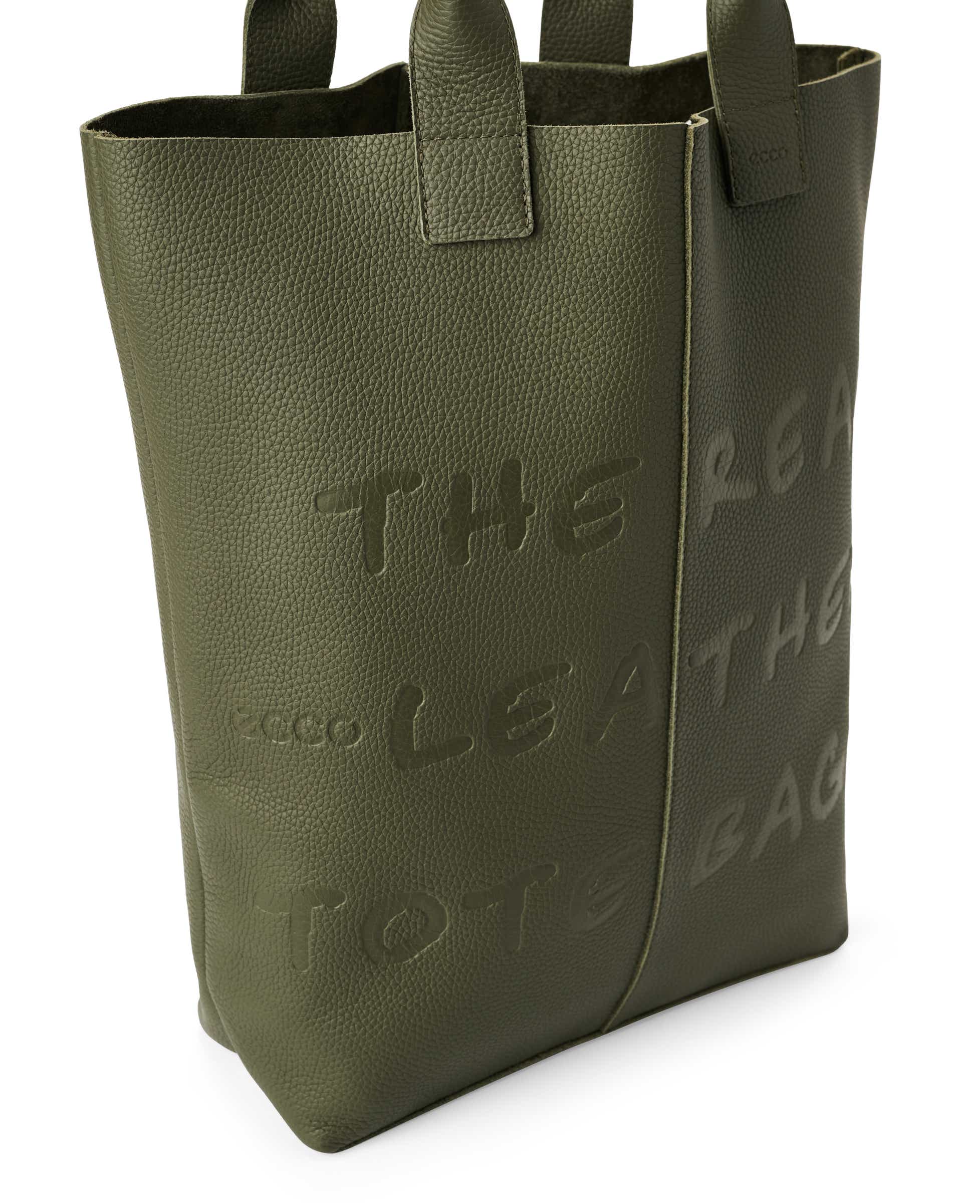 ECCO® Tote Shoppingväska skinn - Grön - Detail-1