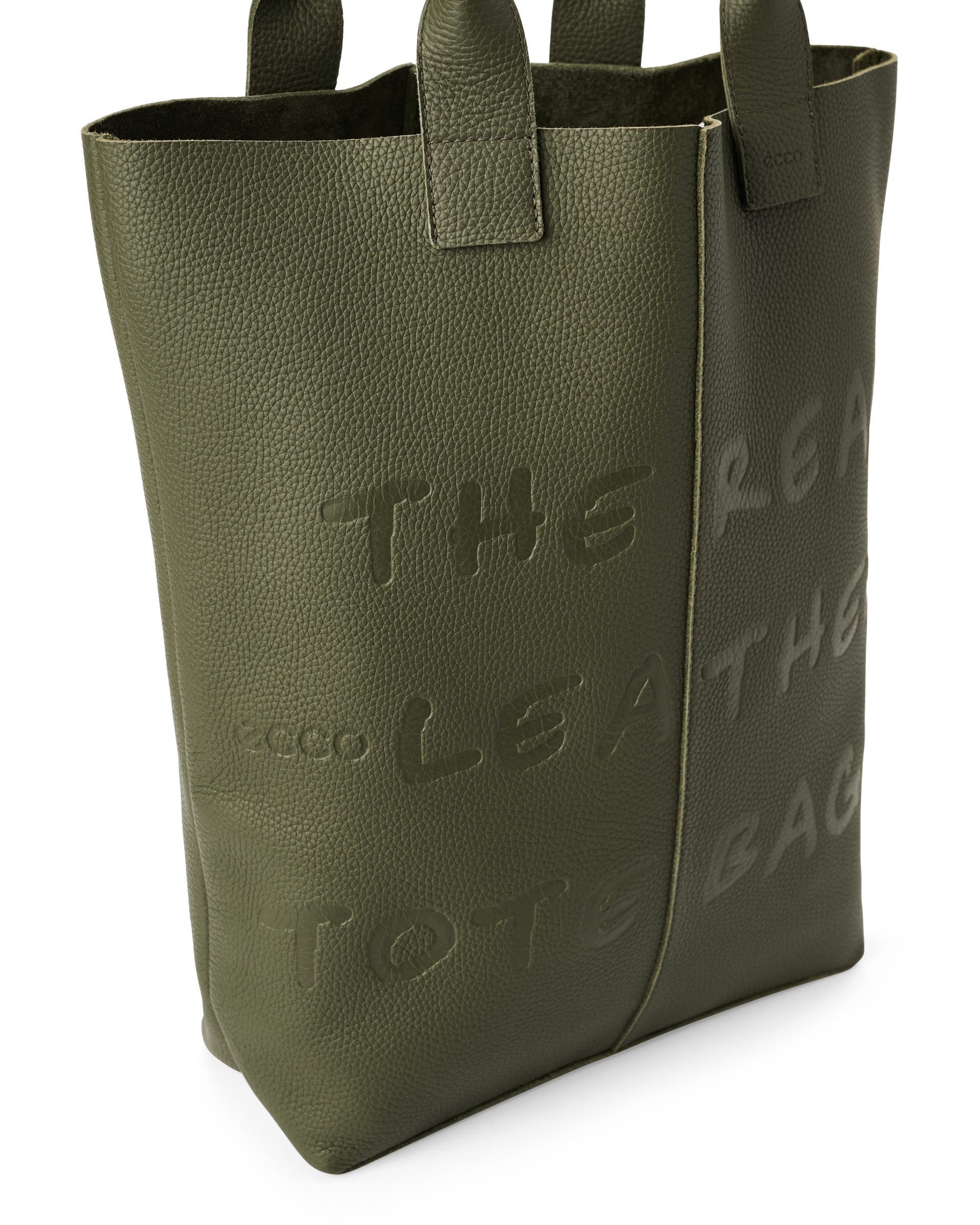 ECCO® Tote Shoppingväska skinn - Grön - Detail-1