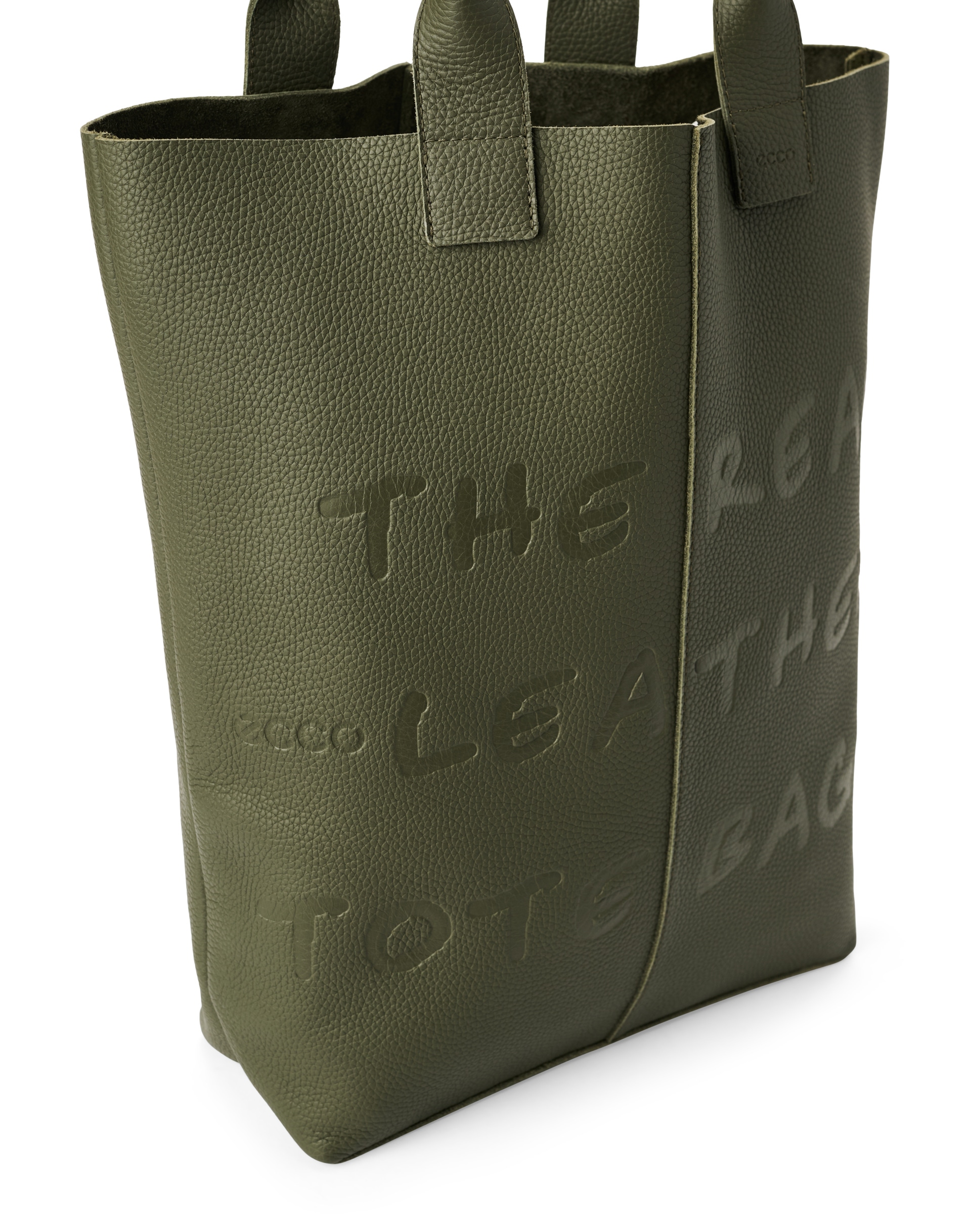 ECCO Tote Real Leather - Roheline - Detail-1