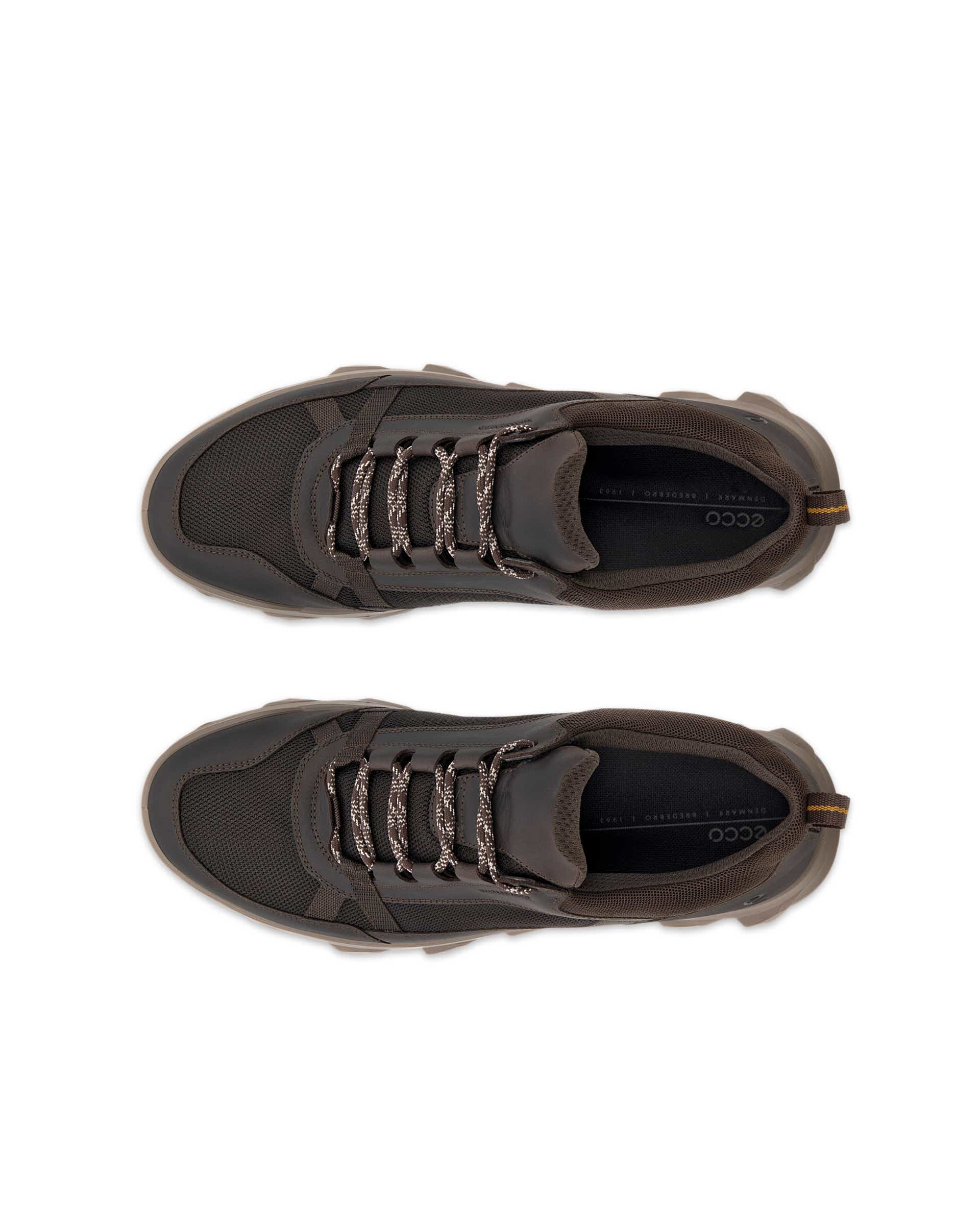 Men's ECCO® MX Nubuck Outdoor Waterproof Shoe - Brown - Top left pair