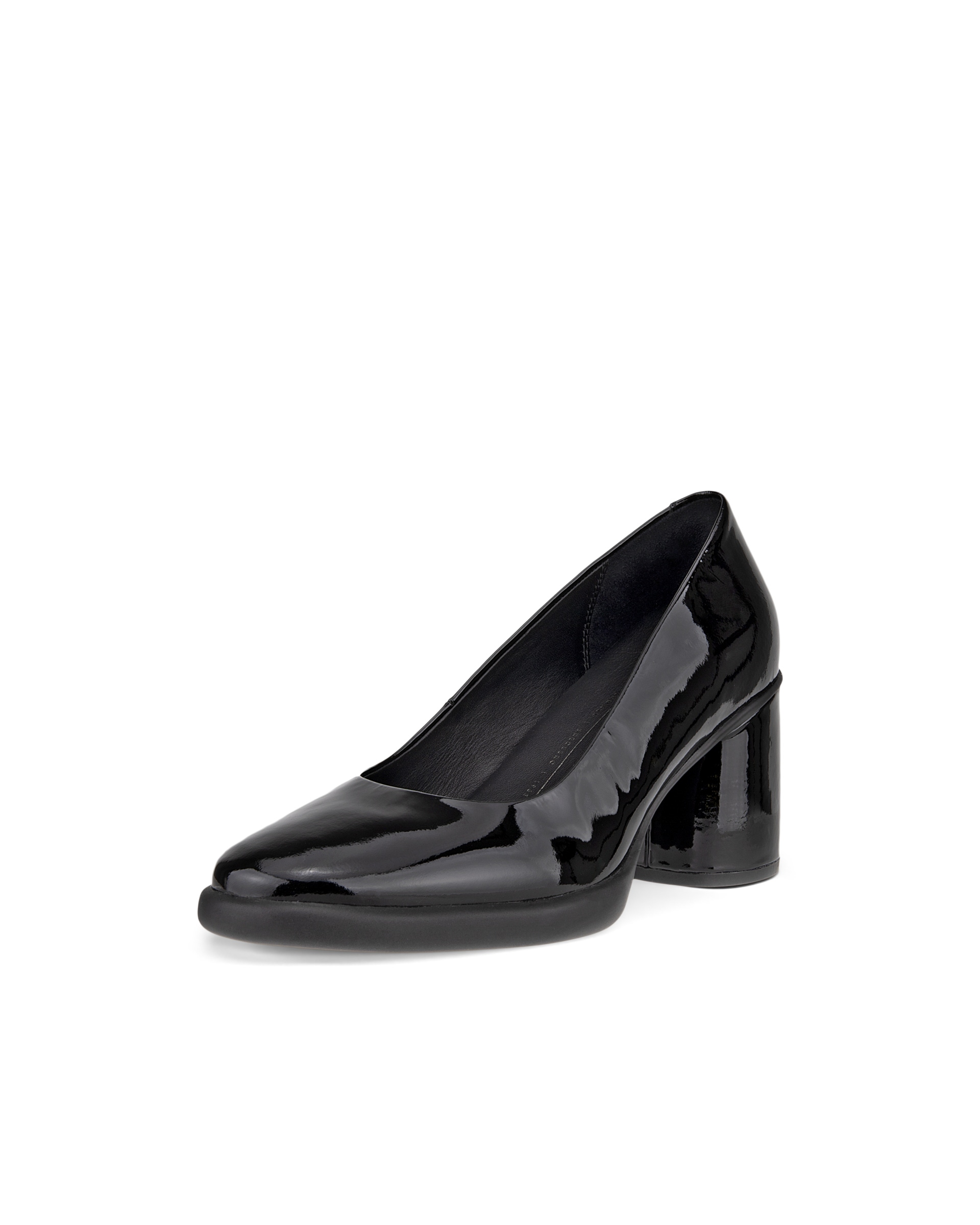 ECCO® Sculpted Lx 55 escarpins en cuir à talon carré pour femme - Noir - Main