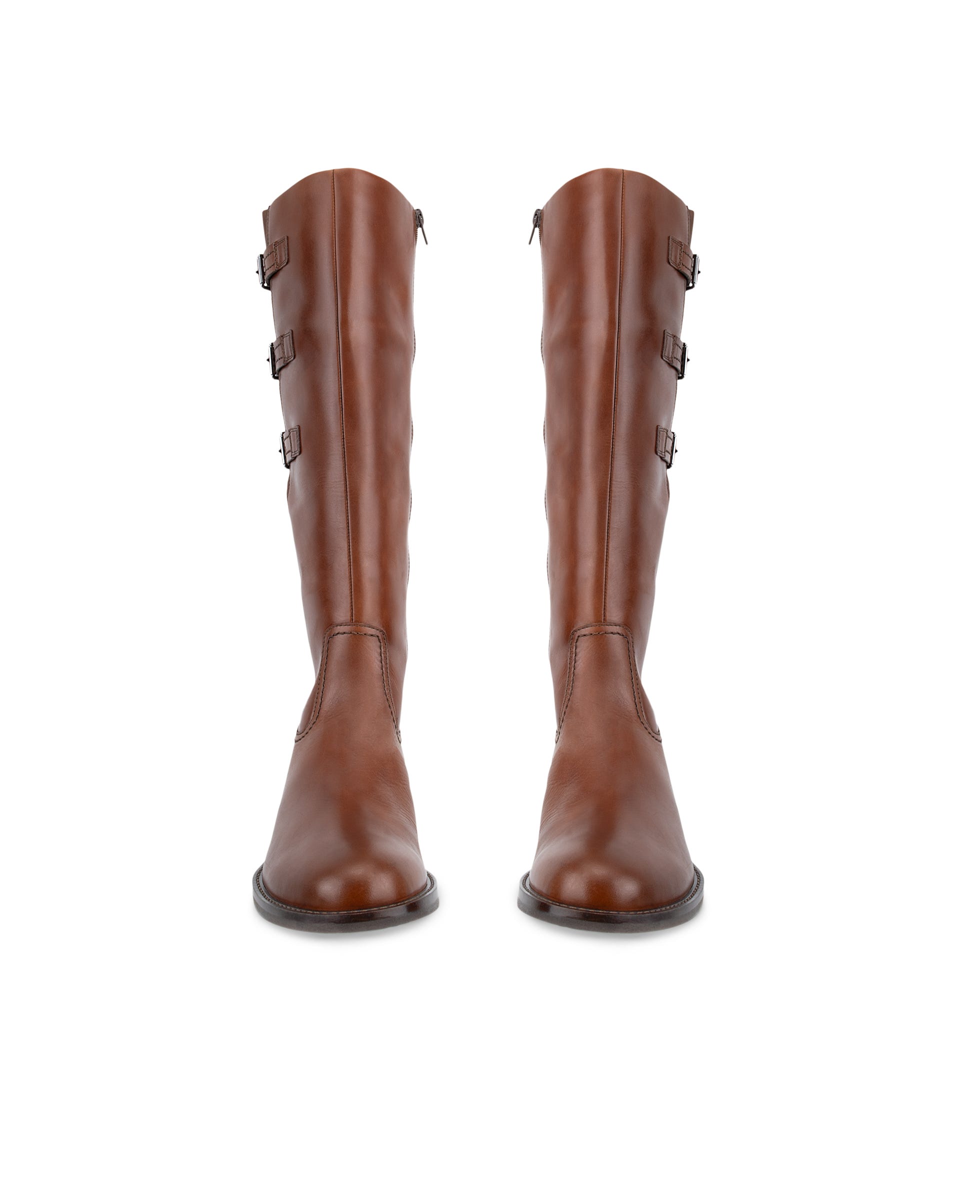 Women's ECCO® SARTORELLE 25 Leather Boot - Brown - Outside