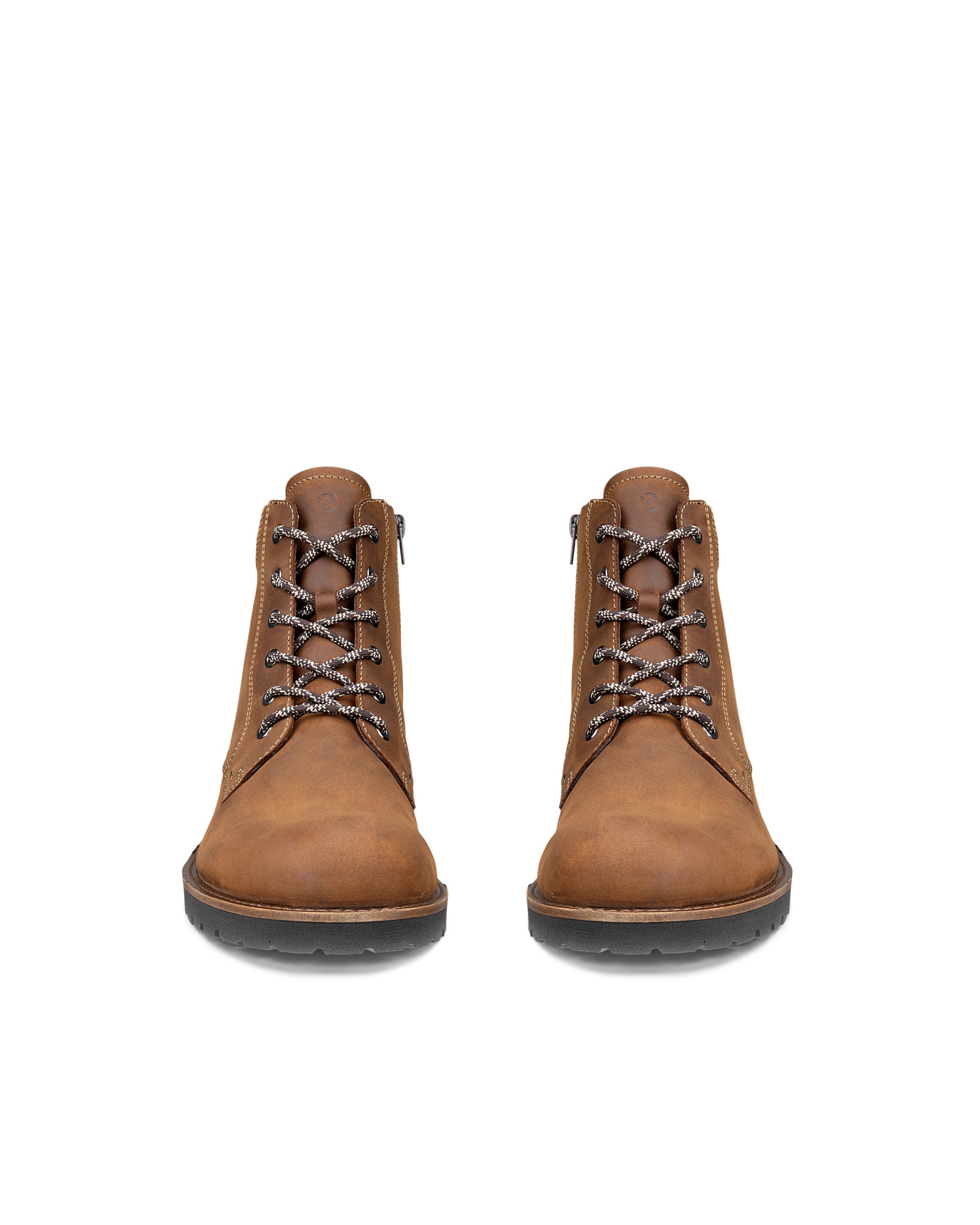 Men's ECCO® CHARLESTOWN Nubuck Waterproof Mid-Cut Boot - Brown - Outside