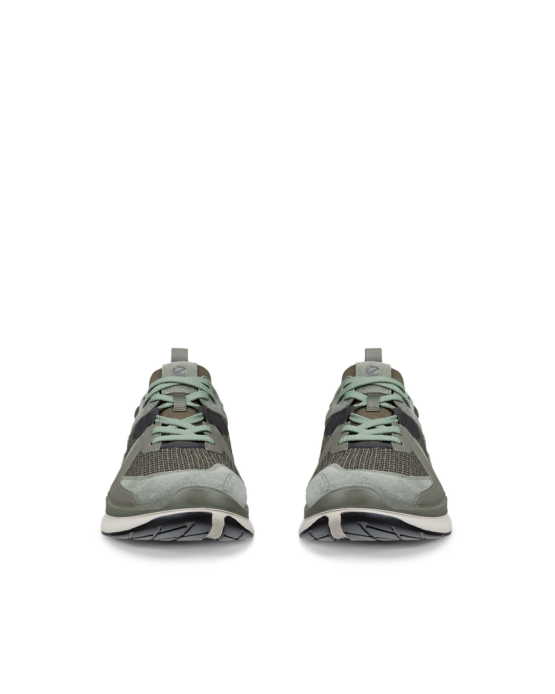 ECCO® BIOM 2.2 baskets de plein air en daim pour homme - Vert - Front pair