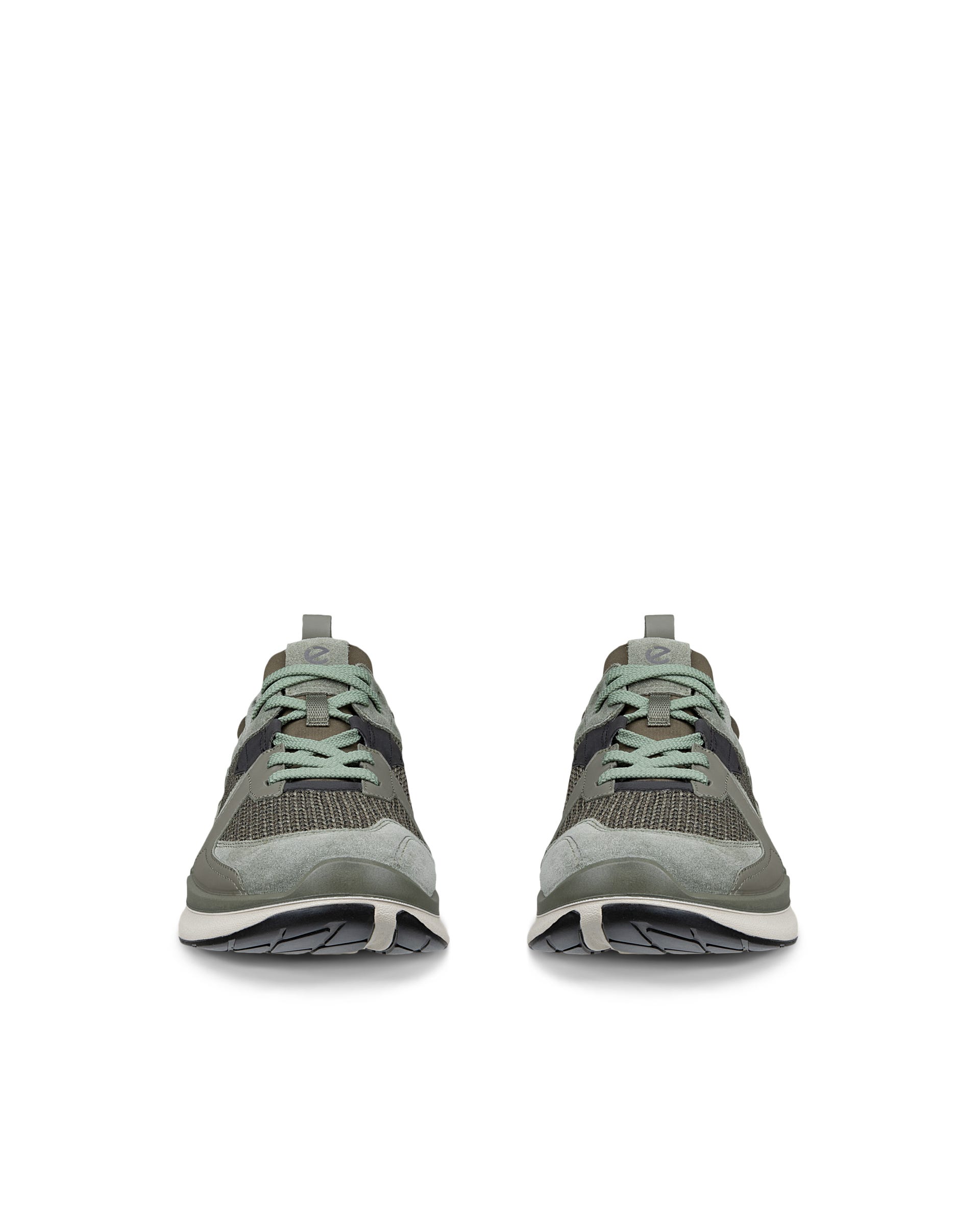 ECCO® BIOM 2.2 baskets de plein air en daim pour homme - Vert - Front pair