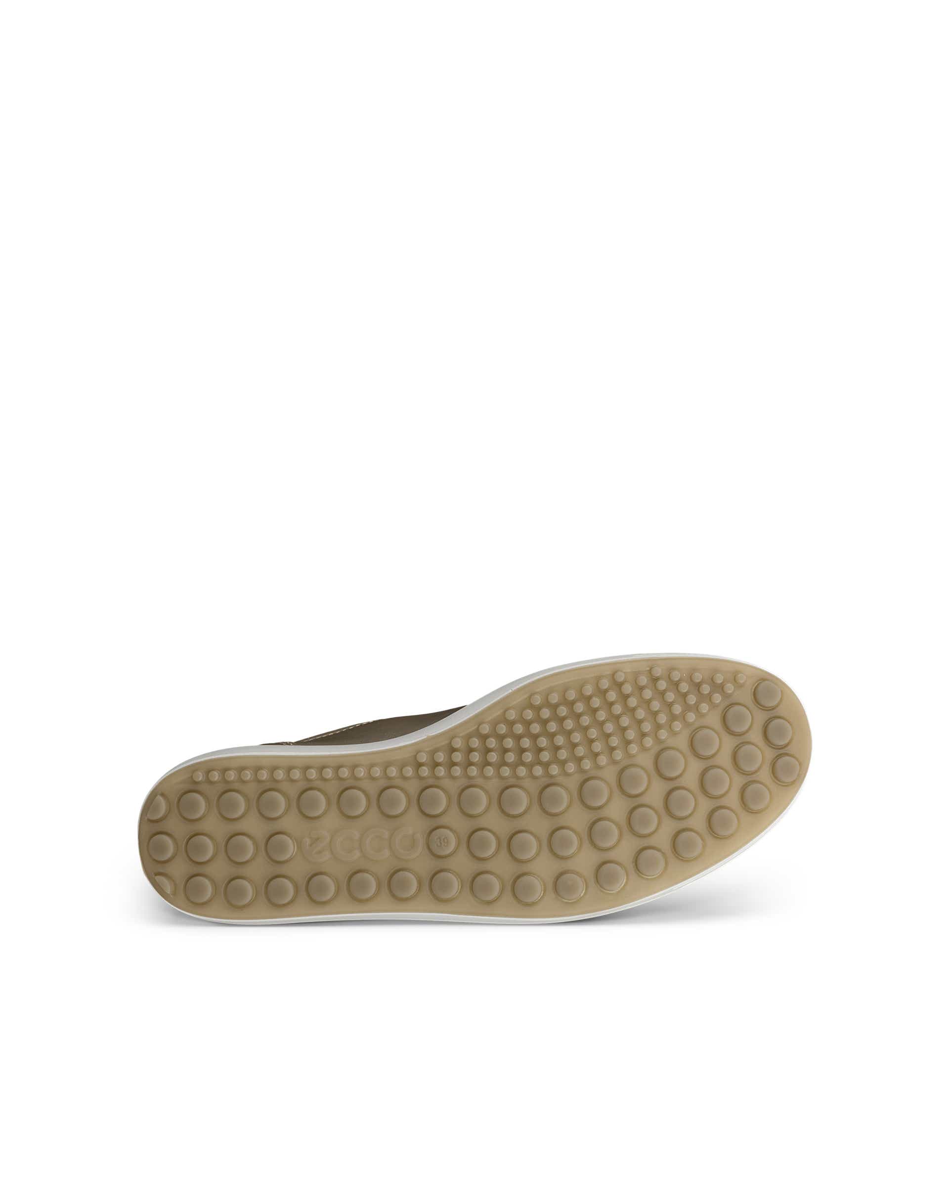 ECCO Soft 7 ウィメンズ レザースニーカー - メタリック - Sole