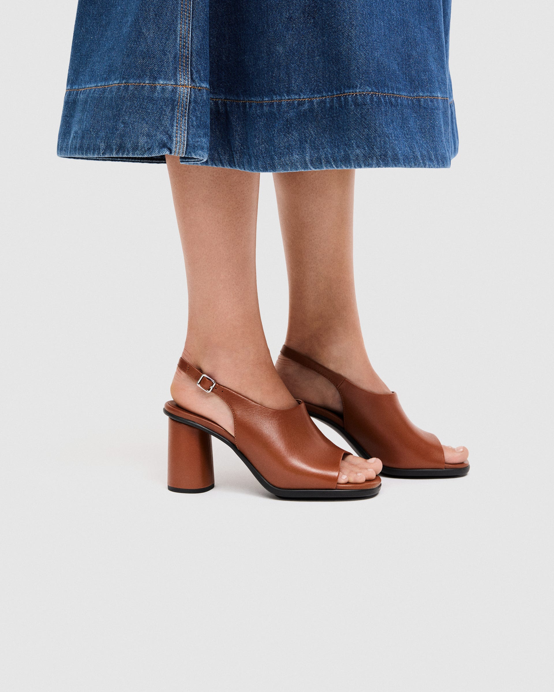 ECCO SCULPTED ALBA 65 WOMEN'S SANDAL - Brown - Lifestyle image-1