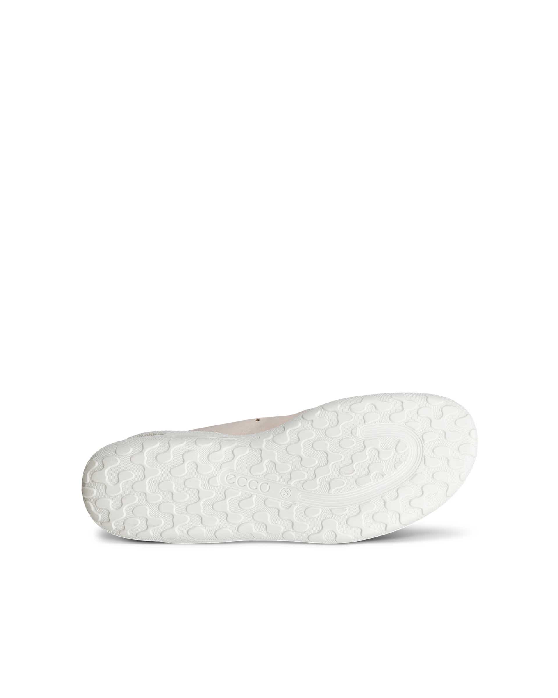 Damskie nubukowe sneakersy ECCO® BIOM EVERYDAY - Beżowy - Sole