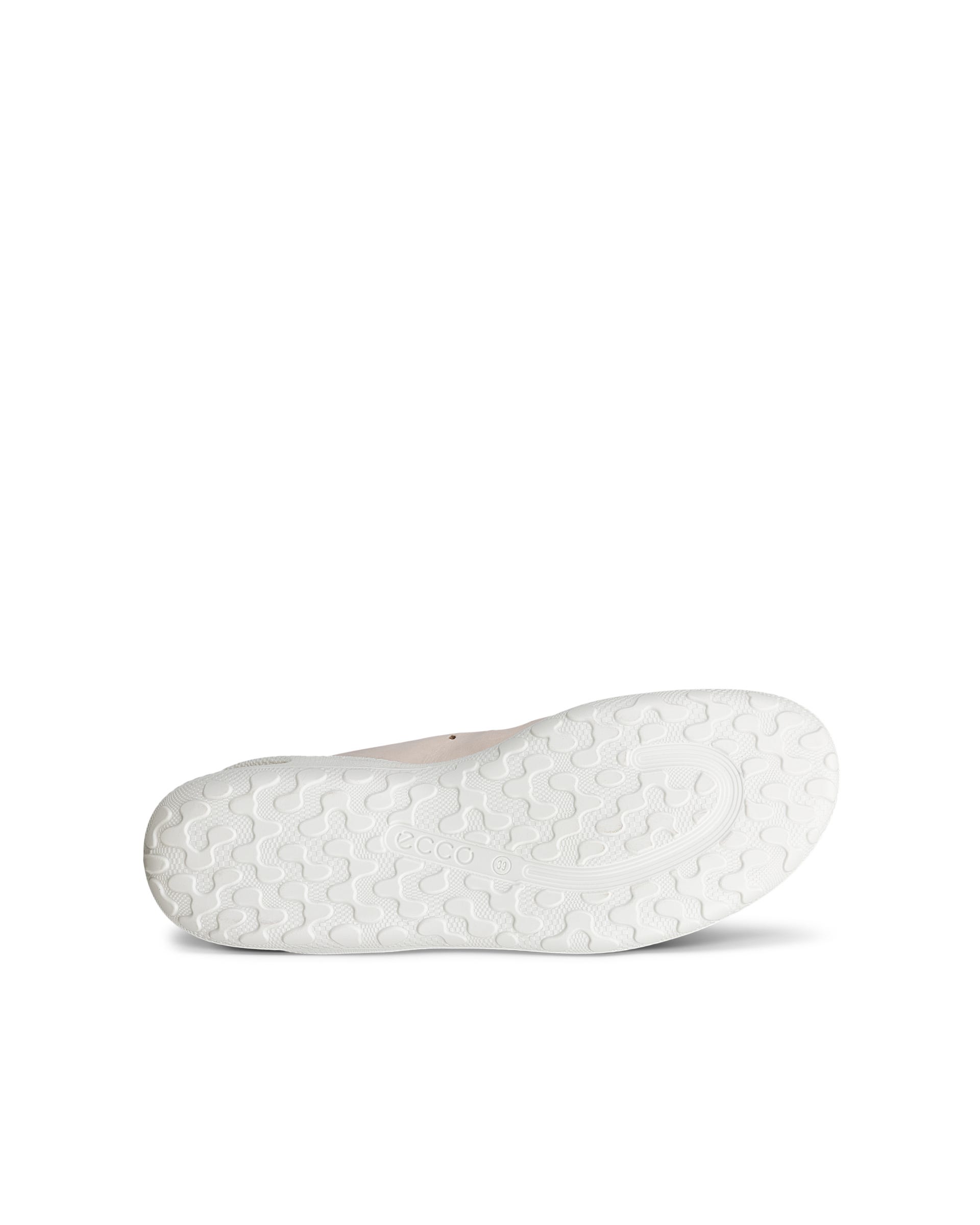 Damskie nubukowe sneakersy ECCO® BIOM EVERYDAY - Beżowy - Outside
