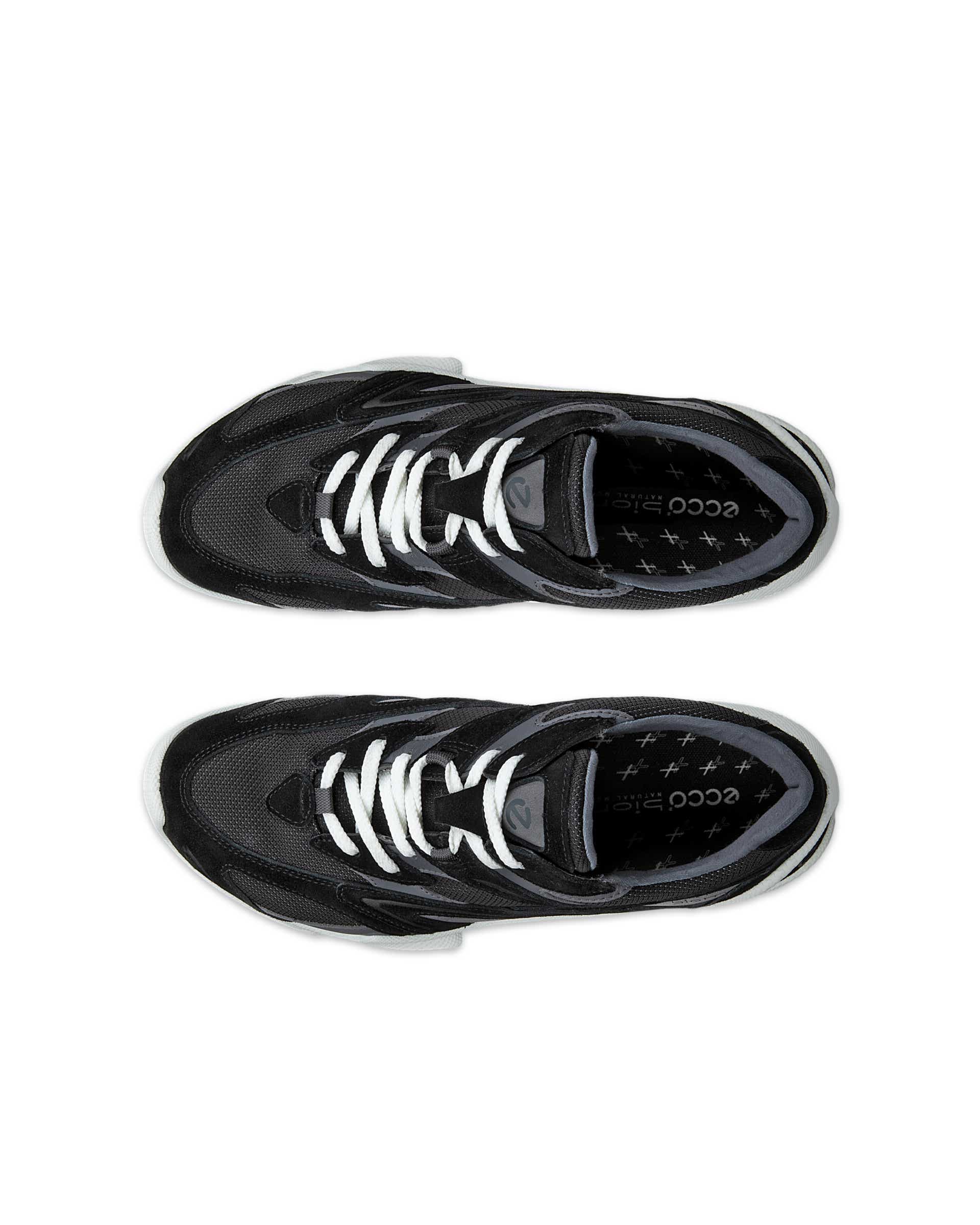Pánské velurové tenisky ECCO® BIOM C-TRAIL - Černá - Top left pair