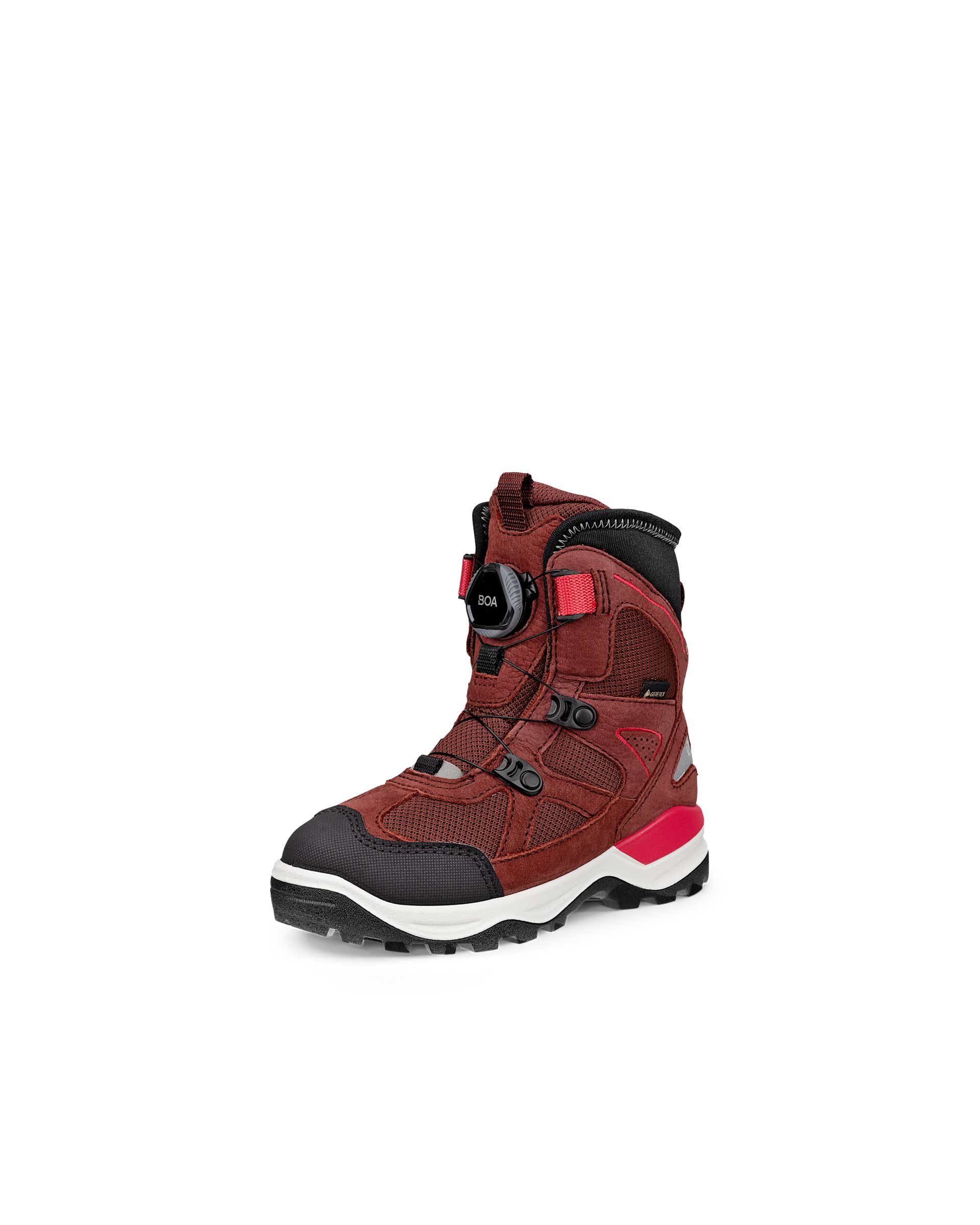 Botines de invierno de nobuk Gore-Tex ECCO® Snow Mountain para niño/a - Rojo - Main