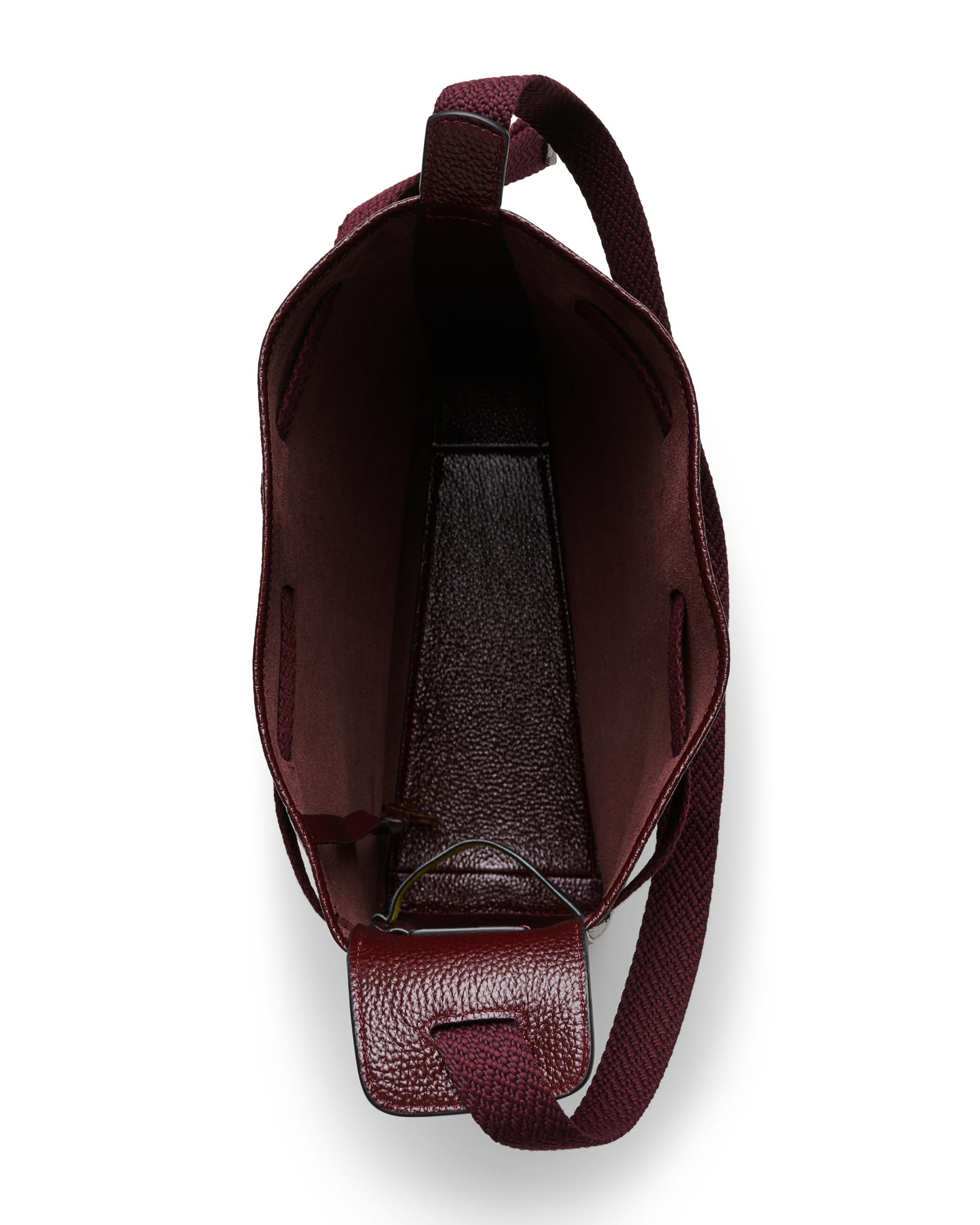 ECCO Sail Medium Shine Pebbled レザーホーボーバッグ | レッド