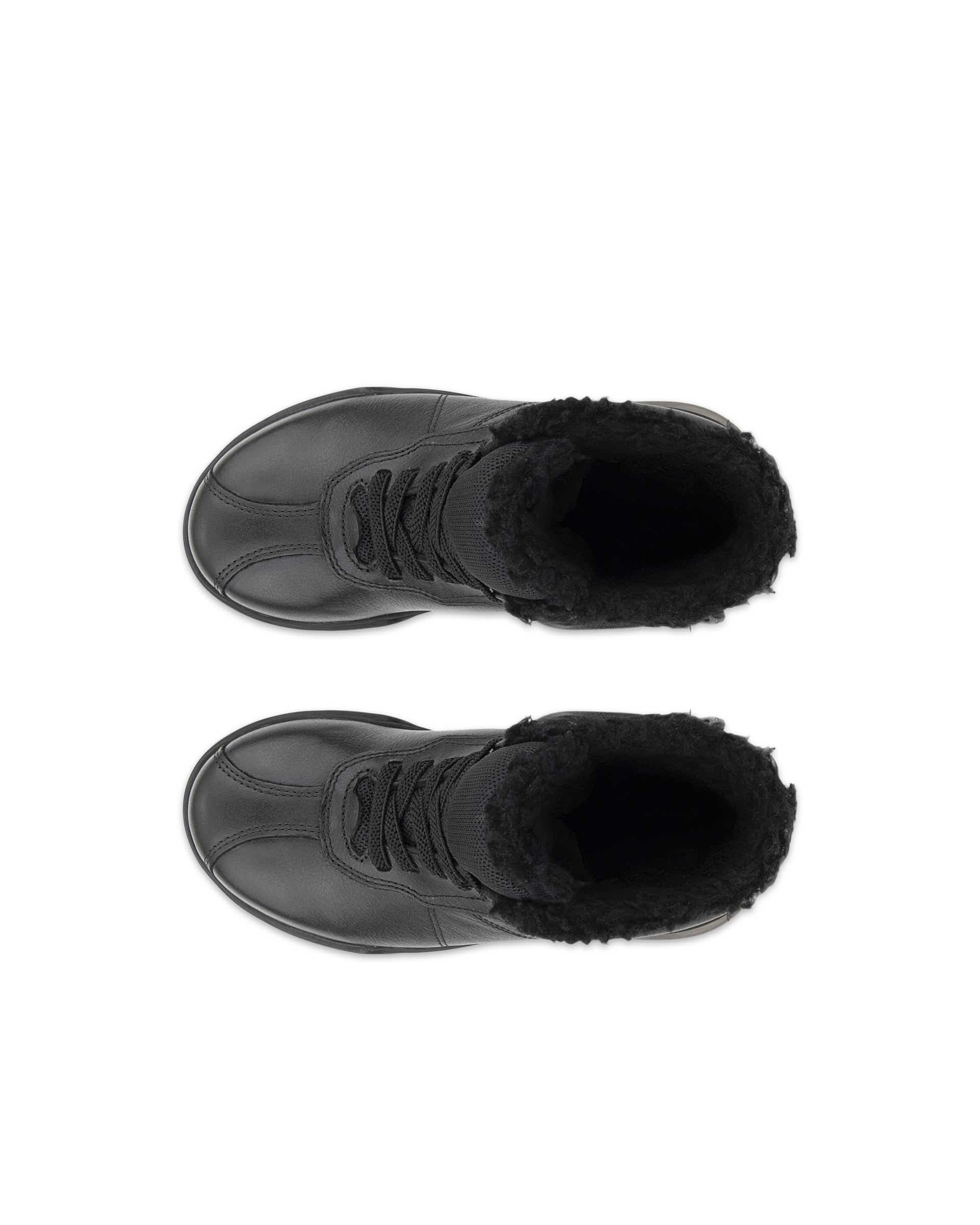 Ténis bota couro criança ECCO® STREET COURT K - Preto - Top left pair