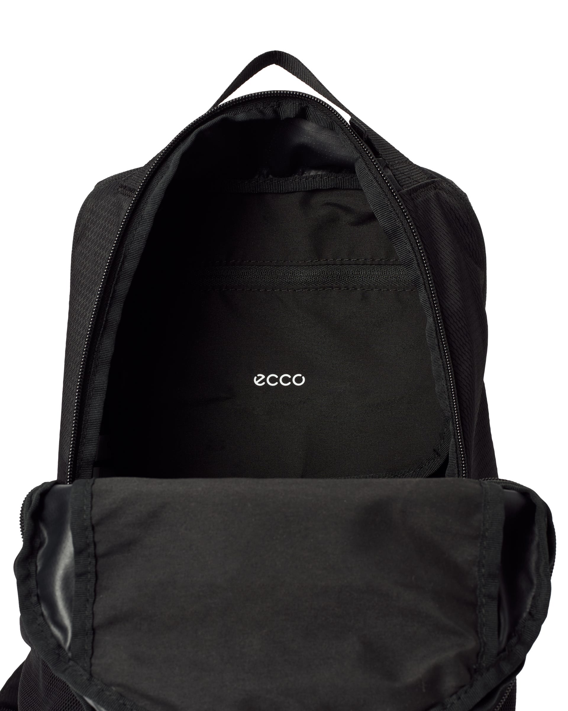 Textilní batoh ECCO® CITY PACK BACKPACK - Černá - Inside